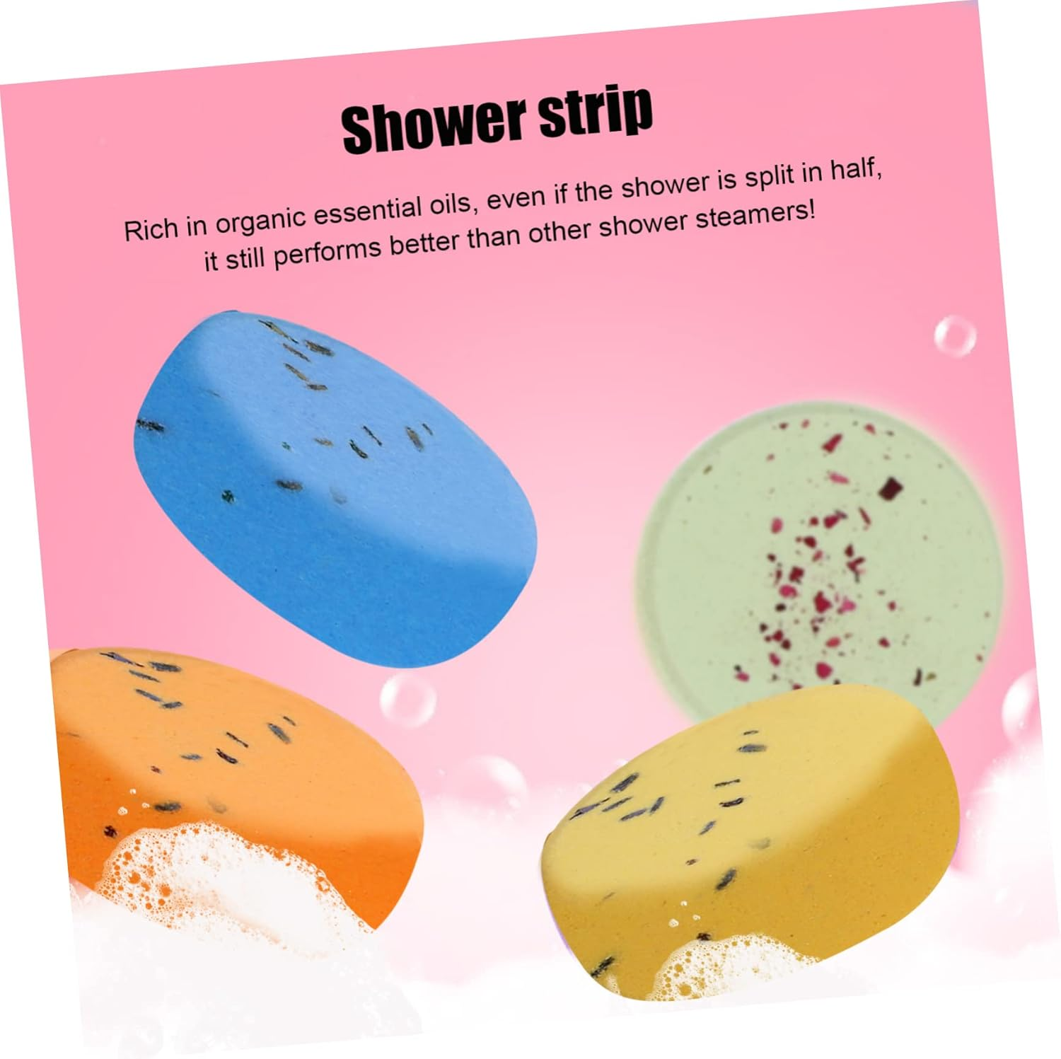8Pcs Aromatherapy Shower Steamers Kit Essential Oils for Relaxation Spa-Like Shower Women Daily Self-Care Routine image number 5