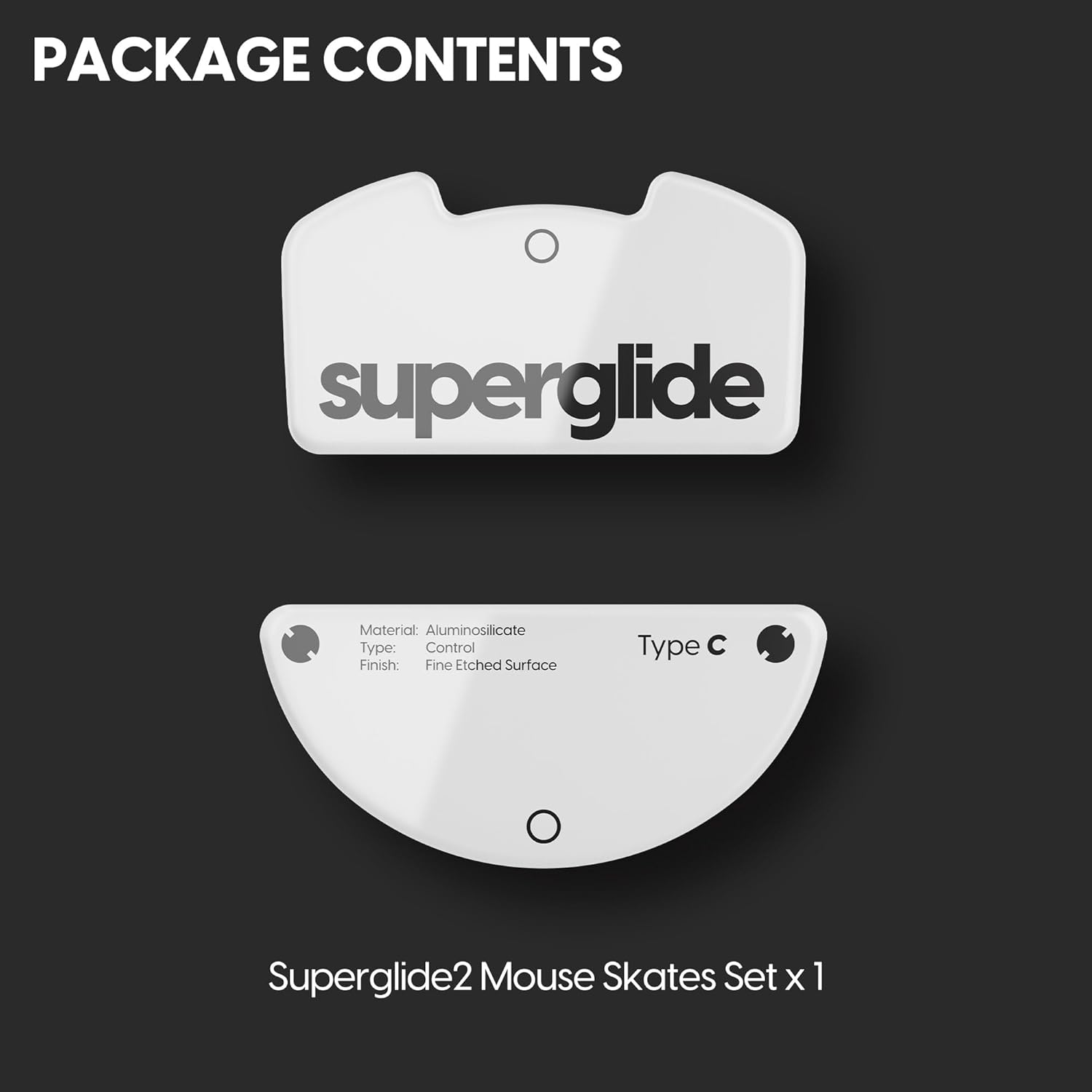Superglide2 Mouse Sole for Razer Viper V3 Pro Mouse Feet [Tempered Glass Material, round Edge, Heavy Duty, Low Friction, Super Smooth] image number 2