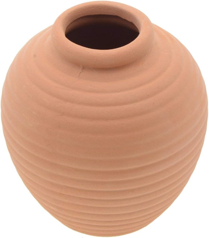 Saim Ceramic Jar Aquarium Decorations Fish Tank Cave Breeding Cones Cave Fish Tank Ornaments for Betta Fish Amano Shrimp Cichlid Bonsai to Play Hide and Rest Yellow image number 4