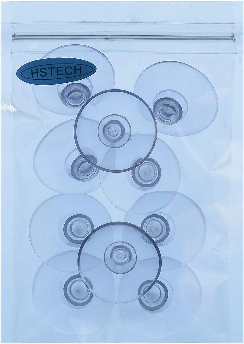 HSTECH 10 Pcs Radar Detectors Suction Cups for Clear Cobra Escort and Beltronics Radar Detector Mount image number 3