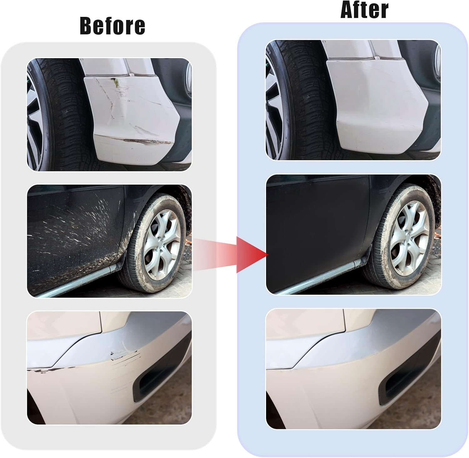 10Pcs Nano Cloth,20X10Cm Gray Automotive Scratch Remover Multifunction Cleaning Cloth for Erase Car Scratch Cloth for Repair of Minor Scratches Surface Polishing image number 4