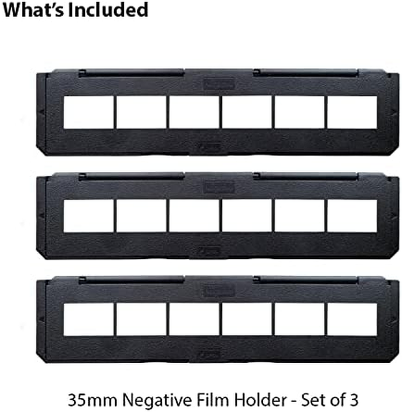 Magnasonic Long Tray Negative Film Holder for 35Mm Compatible Film Scanners, Holds 6 Negative Frames to Speed up Processing Time, Easy to Use, Gently Flattens and Protects Film Edges - Set of 3 (NT01) image number 4