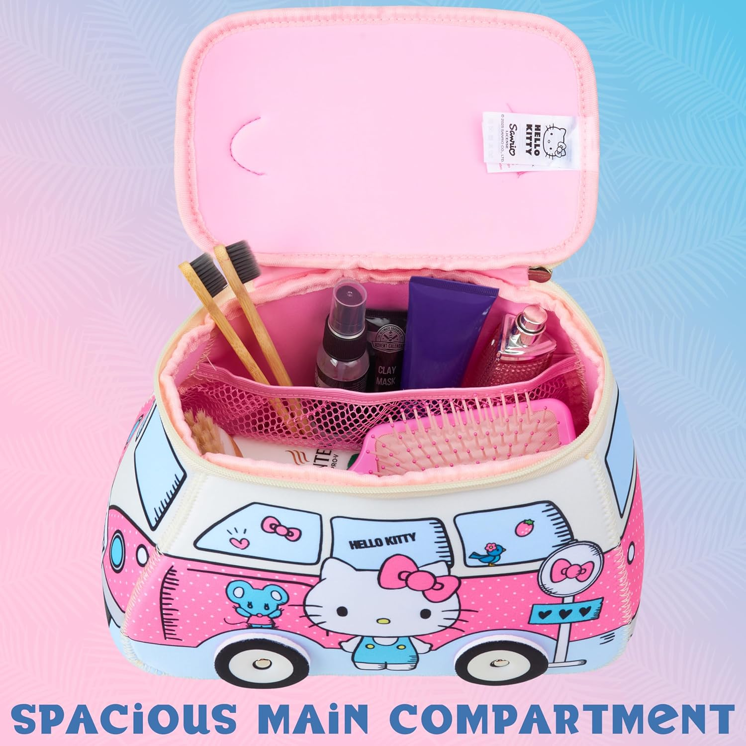 Get Trend Toiletry Bag (Pink/Multicolor) image number 3