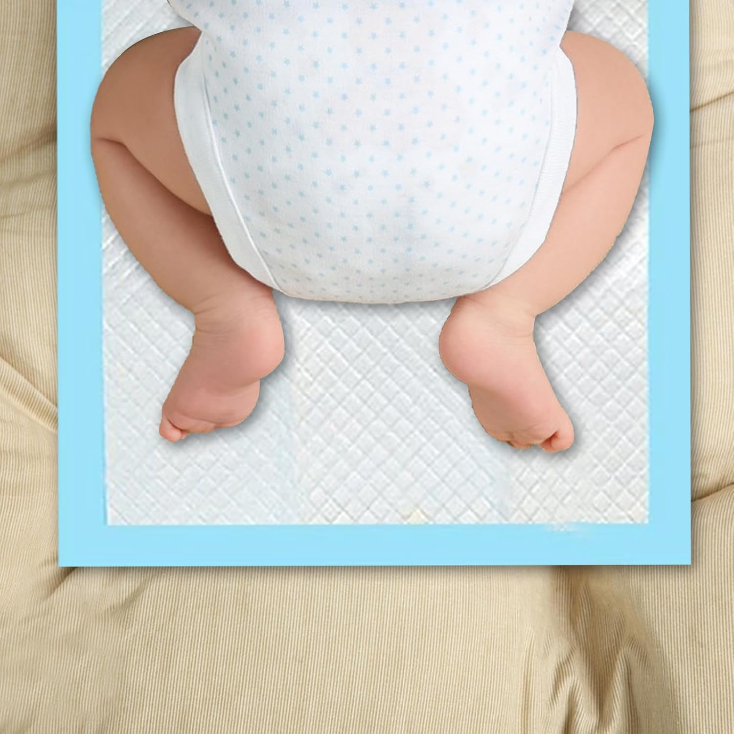 Changing Mat - Disposables Changing Mat, 45Cm Medical Pads - 100 Pieces of Soft Nursing Pads Made of Nonwoven Fabric, Absorbent Incontinences Pad - Ideal for Babies, Seniors and Baby Diapers image number 1