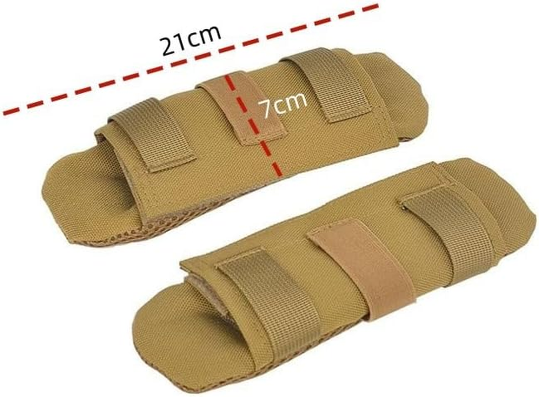 2Pcs Thick Cushioned Shoulder Pads, Anti-Slip Design and Breathable Mesh Pads for Shoulder Strap,Soft and Comfortable Detachable Tactical Vest Shoulder Pad Guitar image number 6