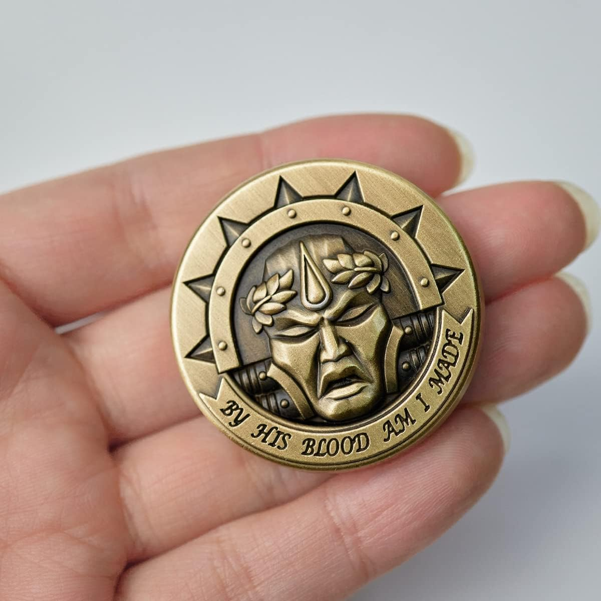 Starforged Blood Angels Clicking Coin Sanguinius Collector Coins Warhammer 40000 image number 2