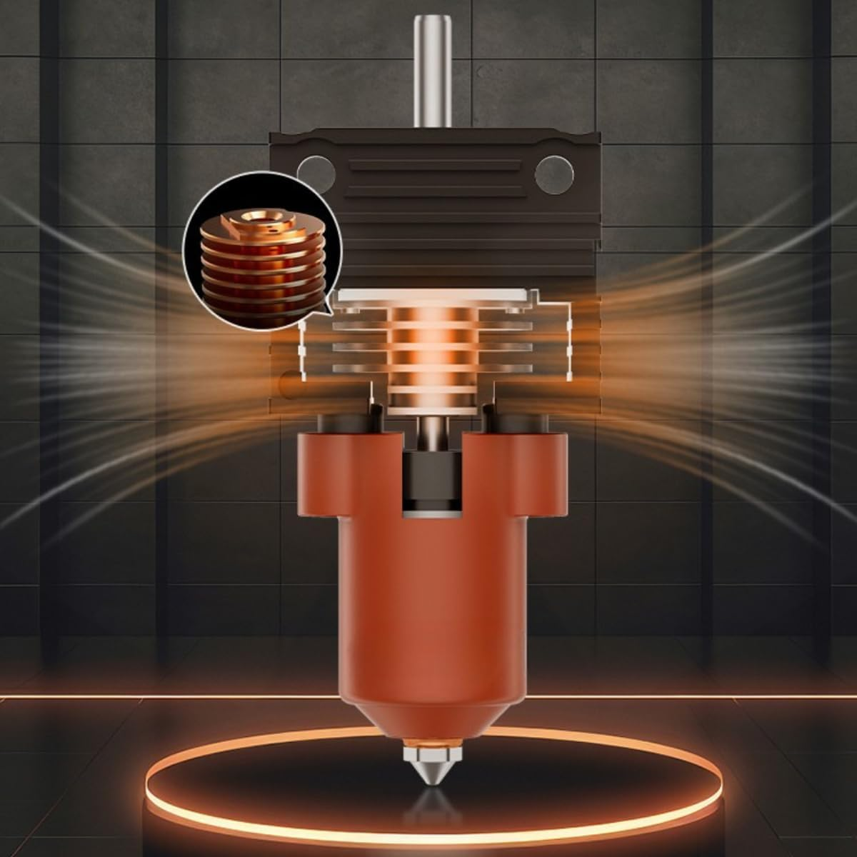 2024 Version K1 Max Unicorn Hotend for Creality K1 Extruder for Creality K1 Hotend, Quick Swap Ceramic Heating Block for Creality K1 Max Replacement Parts for Creality K1, K1 Max, K1C 3D Printers image number 4