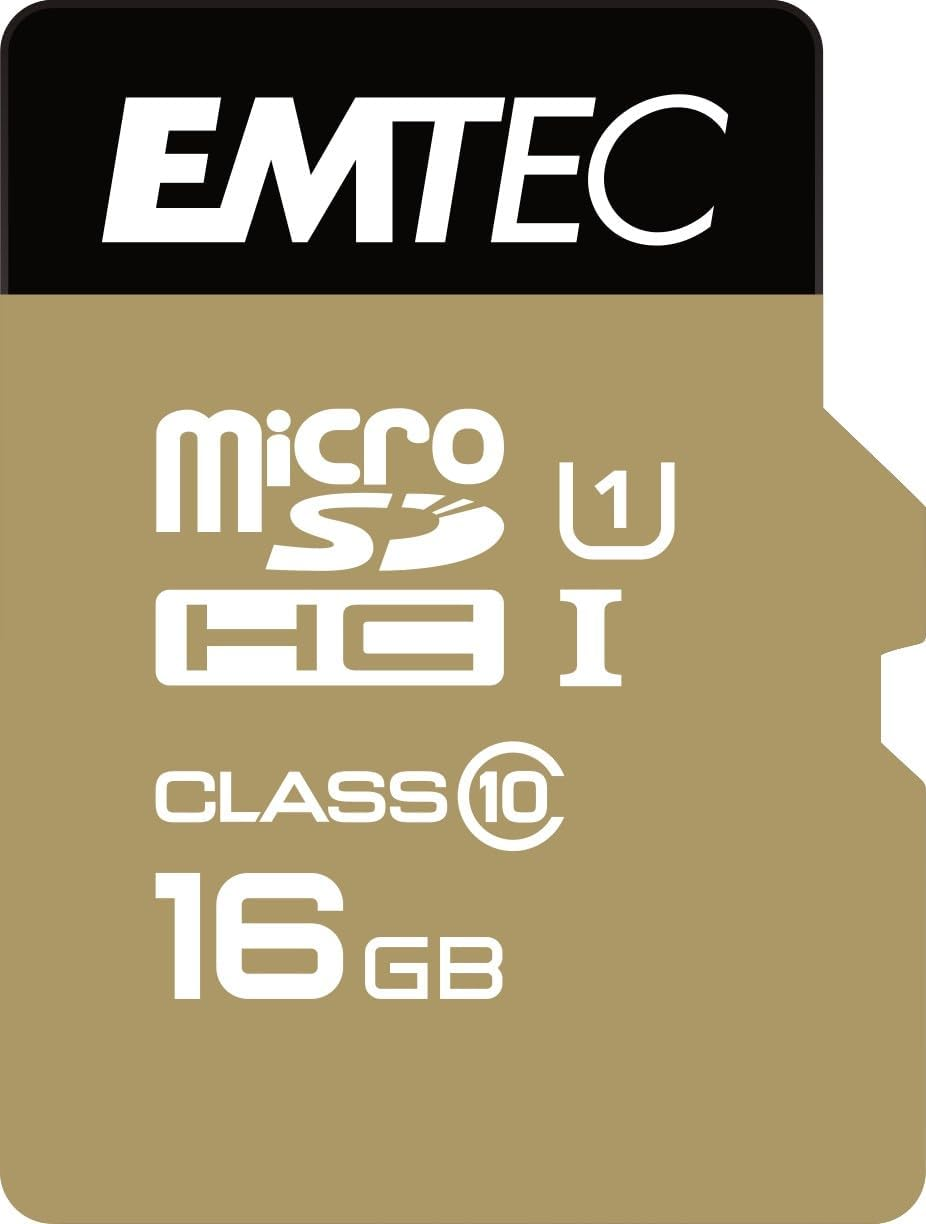 Emtec Class 10 Gold+ 128 GB Micro SDXC Memory Card