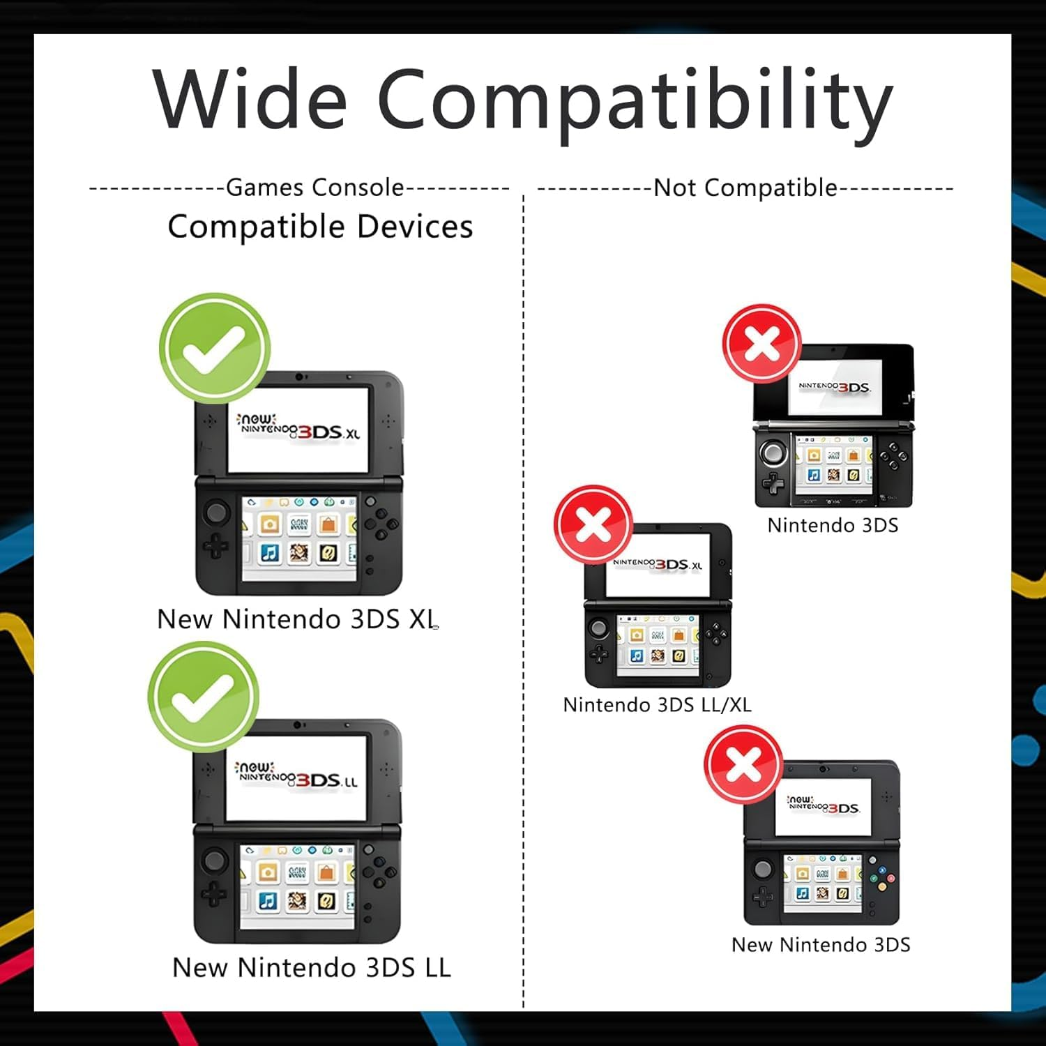 Clear Protective Case for Nintendo 3DS XL/LL (2015 Model),Crystal Transparent Hard Shell, Hinge Less Design, Scratch-Resistant and Form Fitting Cover, Lightweight Protection image number 5