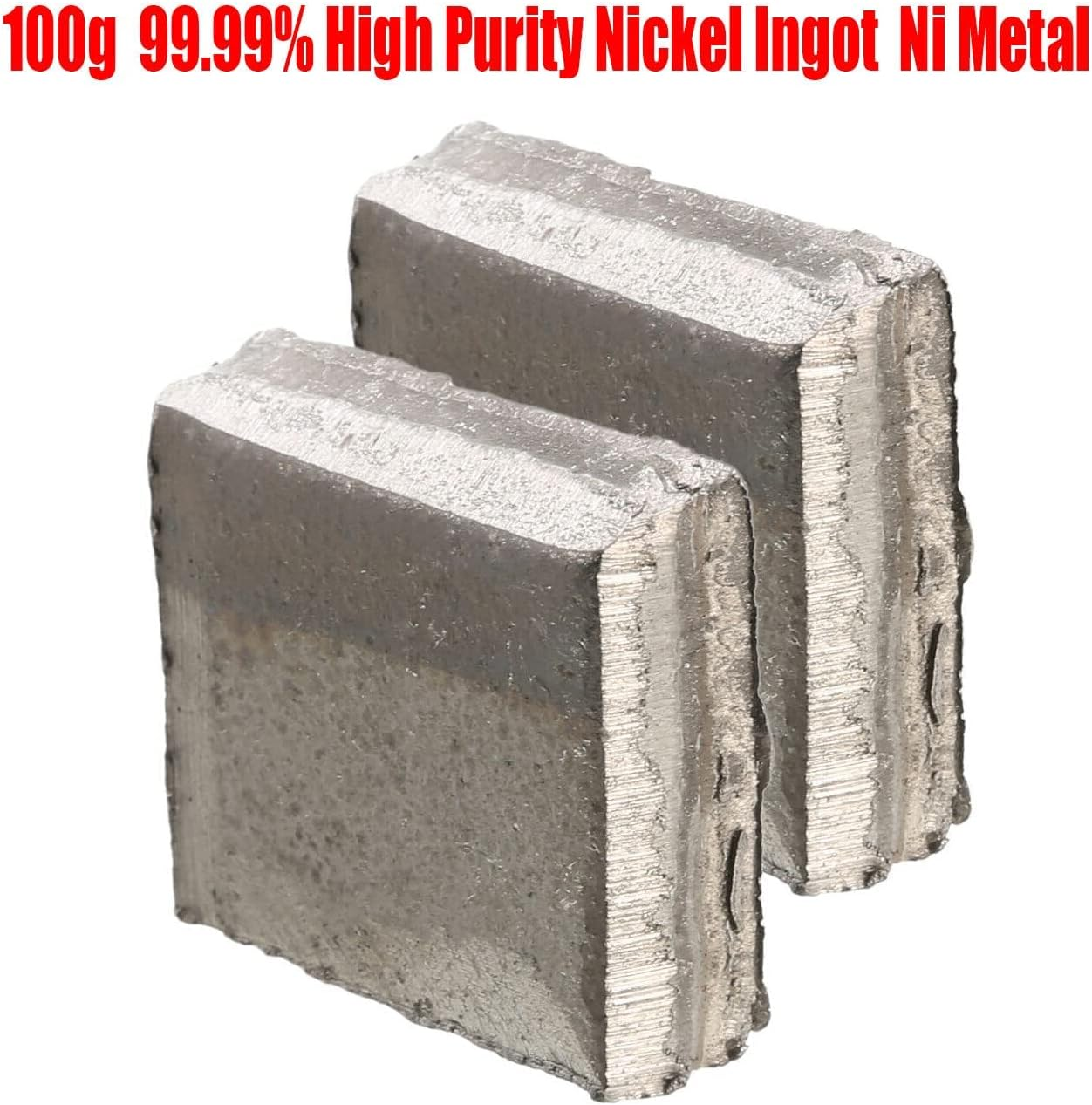 99.9% Pure Nickel Electrode Sheet, Ni 100G High Purity Nickel Ingot Sheet Pure Nickel Metal Block DIY for Plating and Electroplating,Pure Nickel Sheet Nickel Plate Nickel Strip Sheet image number 3