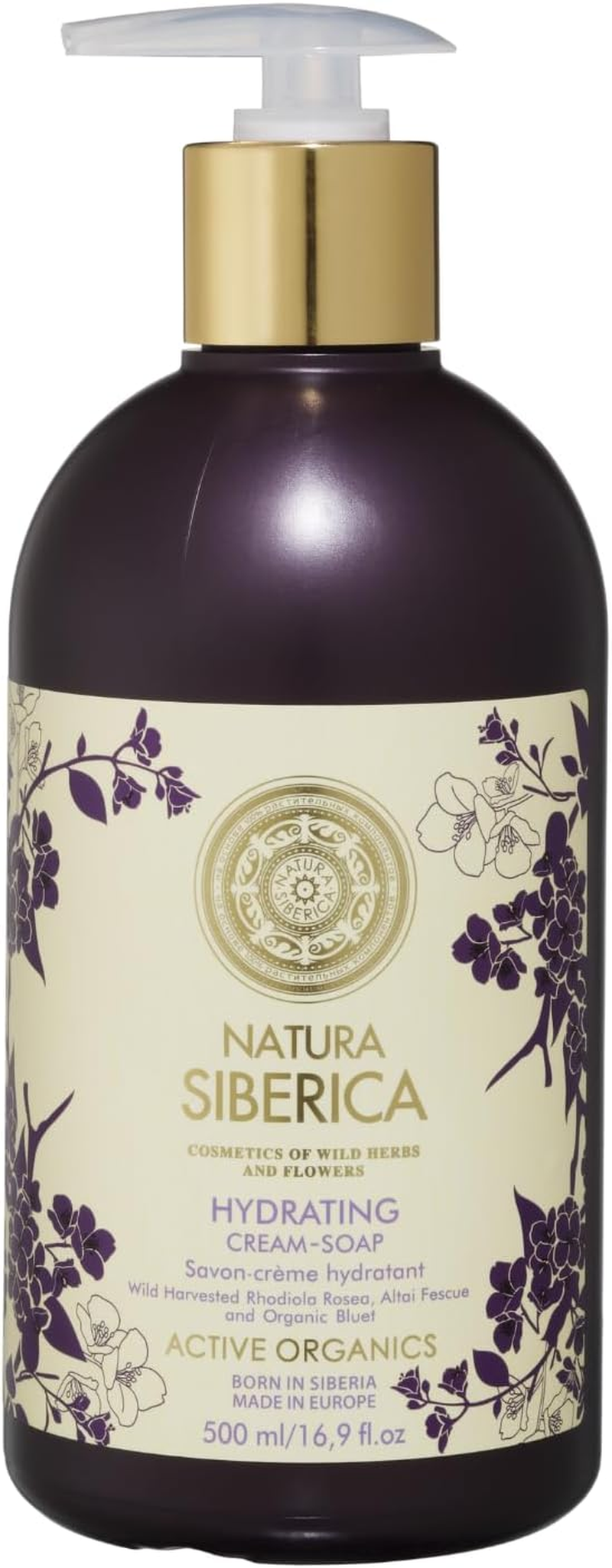 Natura Siberica Hydrating Cream Soap, 500 Ml, 897435 image number 3