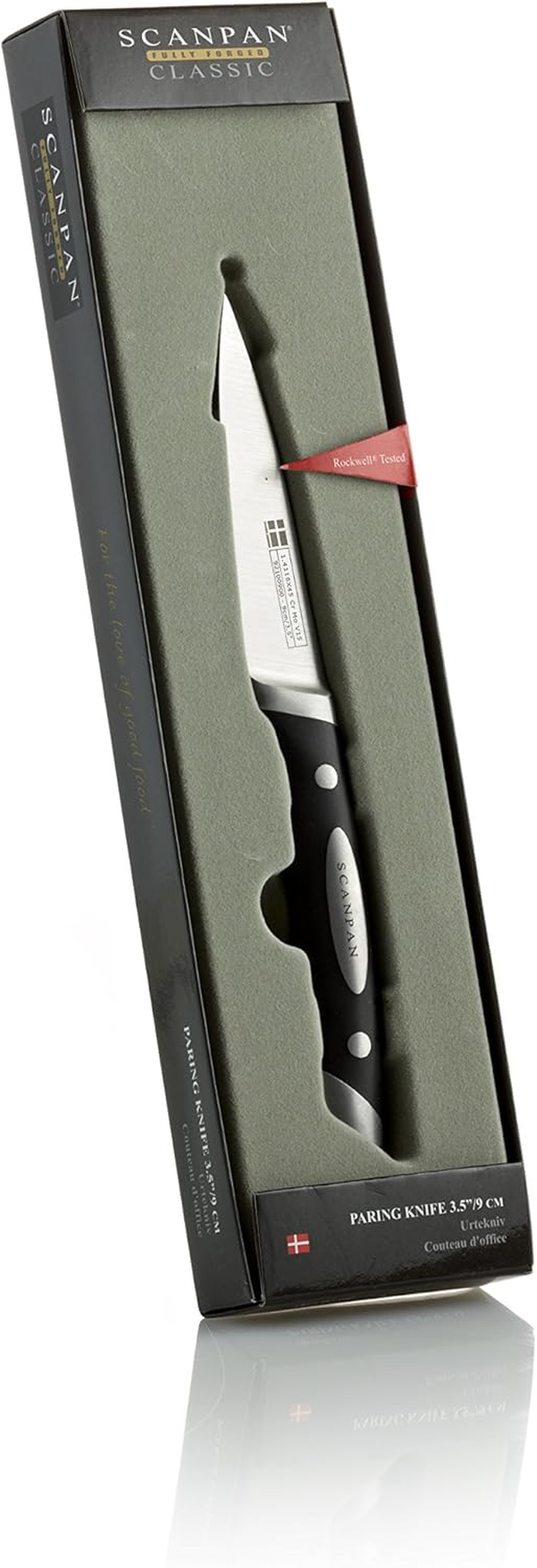 Scanpan Classic Paring Knife, Black, 9 Cm image number 1