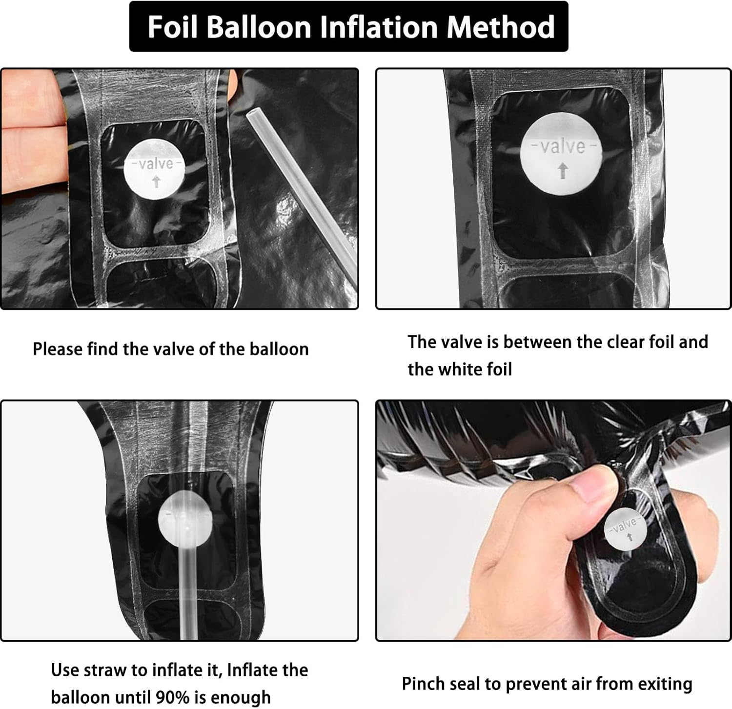 40Th Birthday Decorations for Men Women, 40 Inch 40 Balloon Numbers, 18 Pcs 12 Inch 40Th Birthday Decoration Balloons for 40Th Men Women Birthday Anniversary Party Decoration