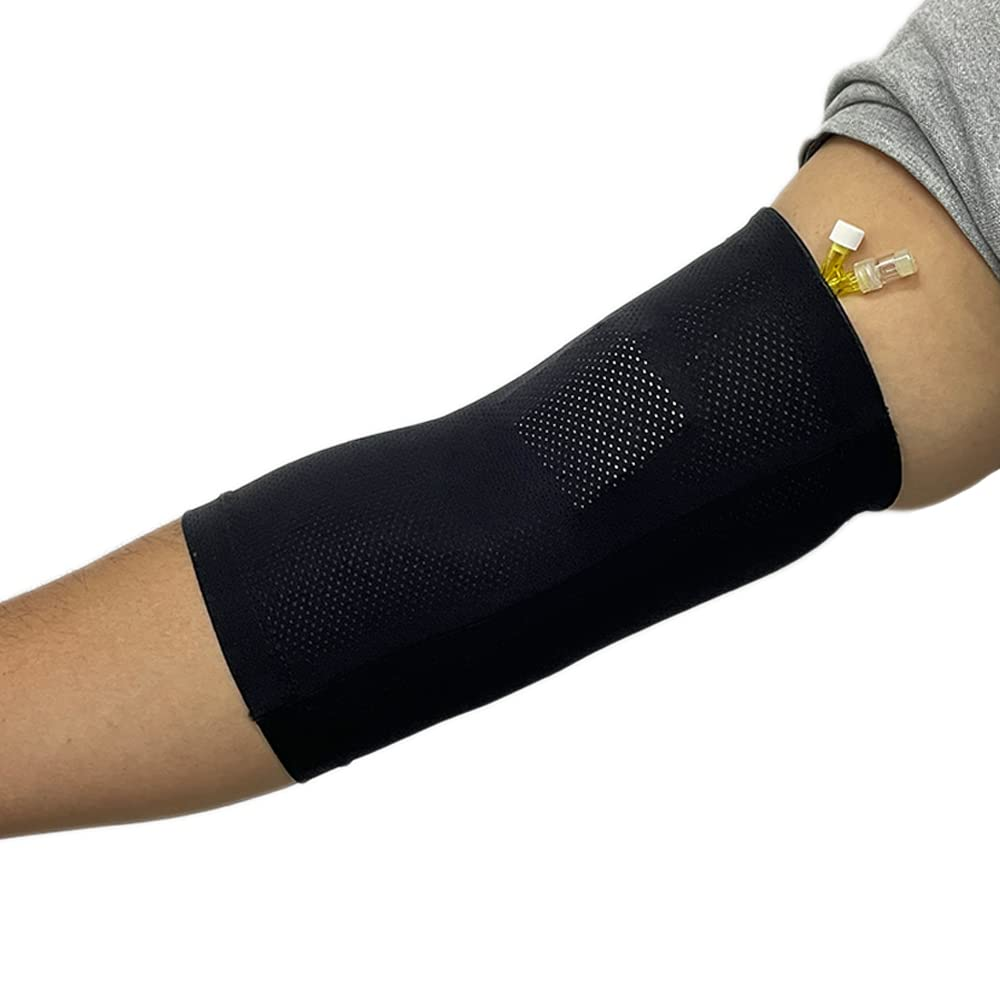 PICC Line Cover for Arm Cast Sleeve Protective - Ultra-Soft Elbow Wound Nursing Supplies, Comfortable & Breathable, 1 Pcs (XS) image number 4