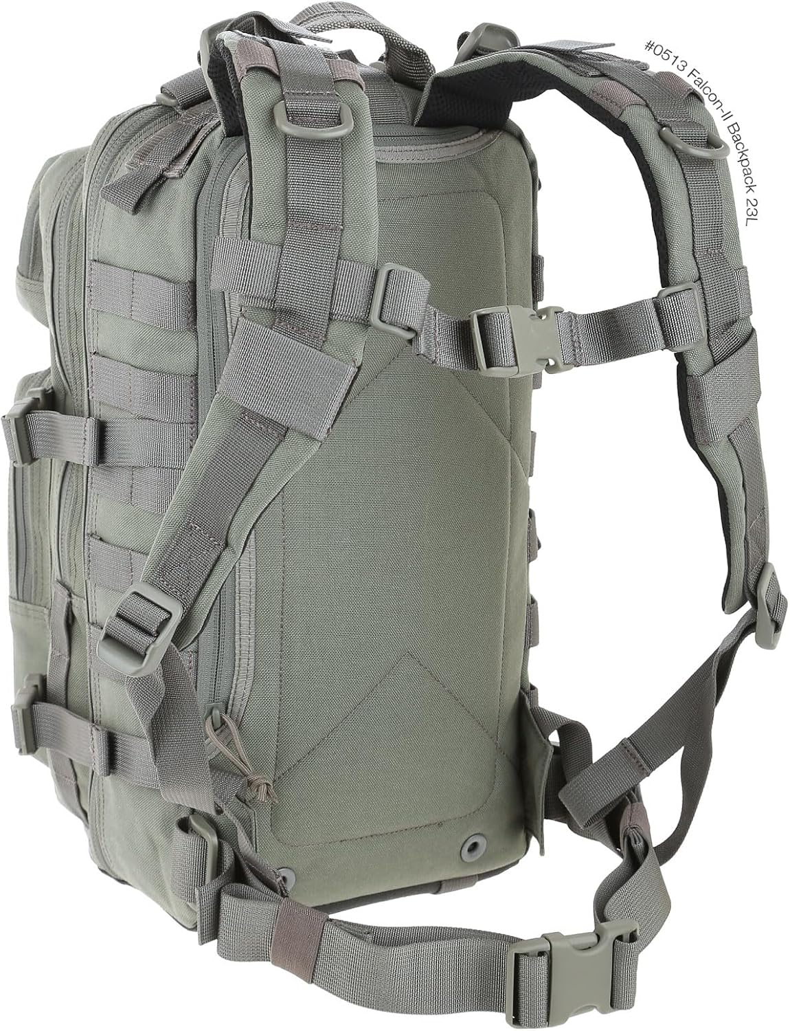 MAXPEDITION Falcon-Ii Backpack, 23L Tactical Backpack, Survival Pack, Bug Out Bag, MOLLE Go Bag for EDC, 0513 - Black image number 2