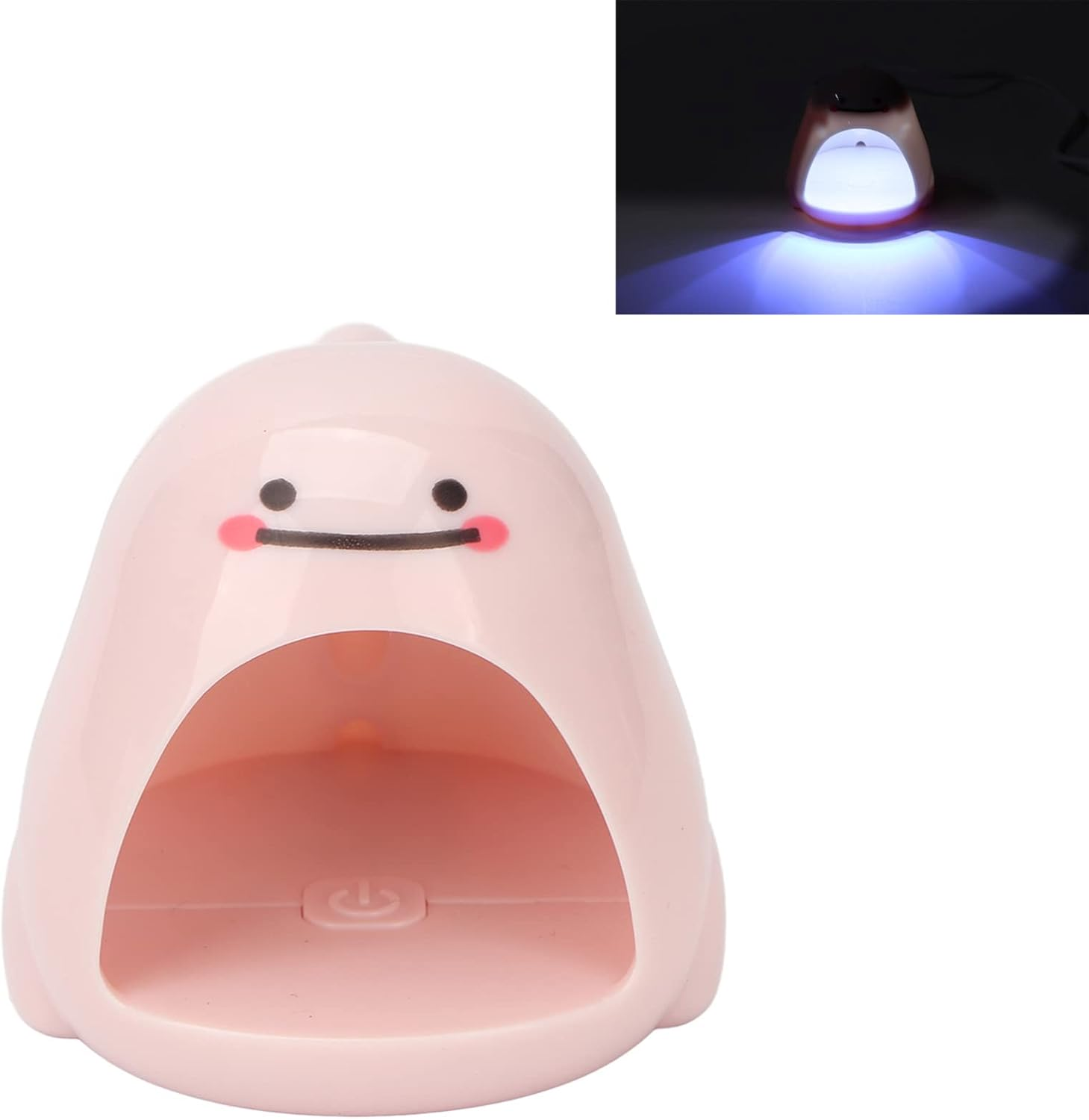 Gel Nail Light, UV LED Lamp for Artist 4Pcs Lamp Chips for Home Professional (Pink)