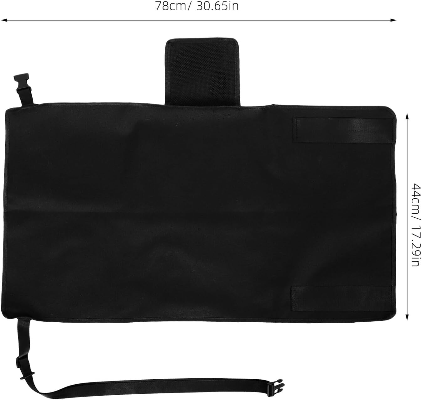 Portable Airplane Footrest Seat Extender with Sturdy Straps and Design for Travel Comfort Long Flights and Car Rides image number 2