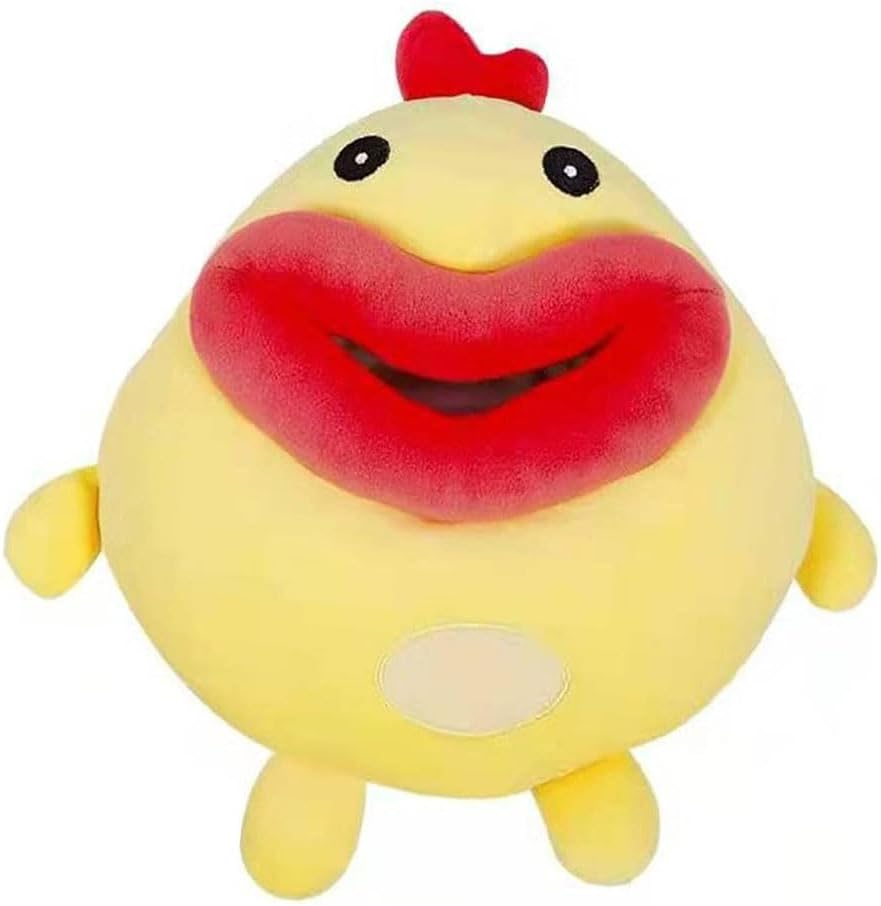 Cute Cartoon Animal Car Tissue Holder &ndash; Plush Chicken Tissue Box Cover for Car, Home, Bathroom, or Office &ndash; Funny Hanging Napkin Dispenser and Paper Storage Box image number 3