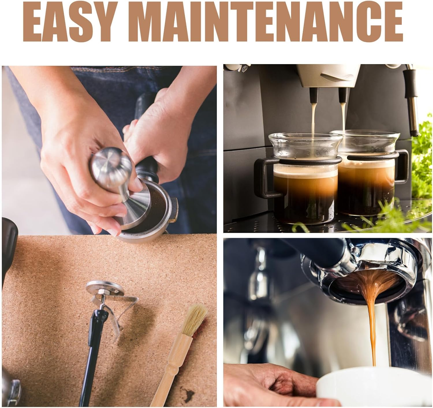 NAMOARLY 10Pcs Food-Grade Silicone Gasket Seal and Filter Set for 6-Cup 300Ml Stovetop Espresso Coffee Maker &ndash; Replacement Coffee Pot Seal Rings and Machine Spare Parts for Travel and Home image number 1