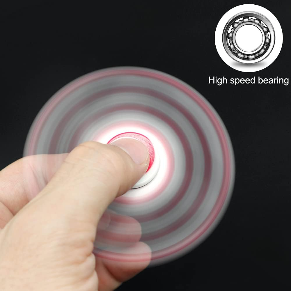 10 Pack Fidget Spinner Bulk for Kid Adult, Metal Tri-Spinner Fidget Toy Set Durable Hand Spinner EDC, Party Favors Supplies Goodie Bag Stuffers Classroom Prizes image number 2