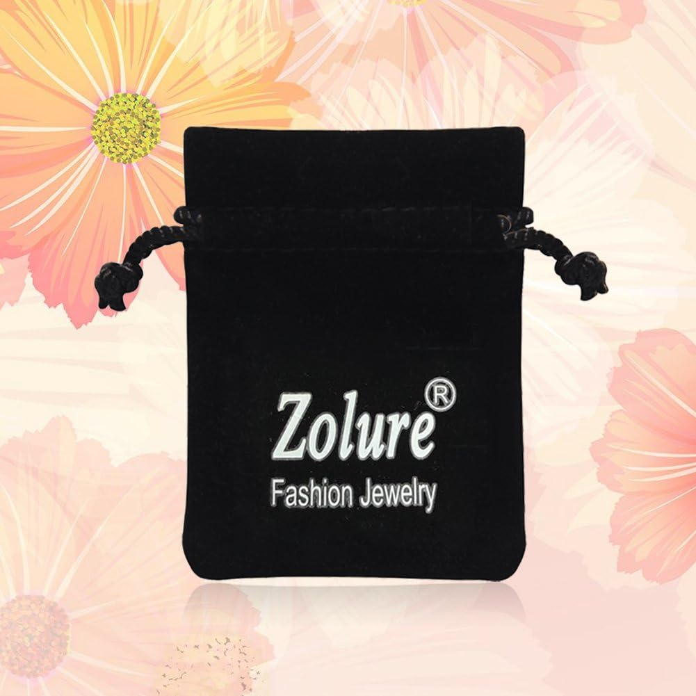 Zolure 14G 10MM Belly Button Ring Hypoallergenic Dangling Clicker Hoop Belly Piercing Jewelry for Women image number 4