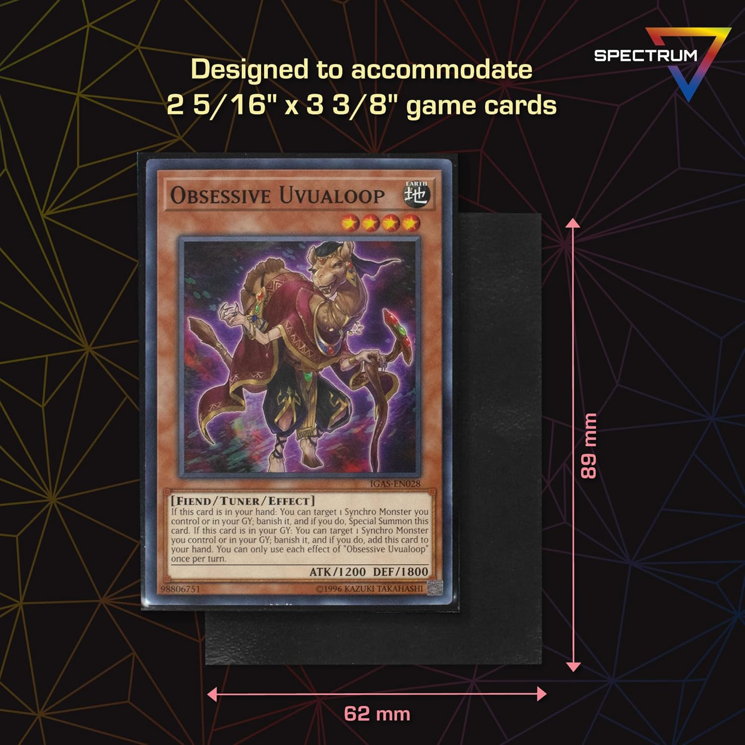 BCW Elite2 Small Deck Guard, Black, 60 Sleeves - Red image number 7