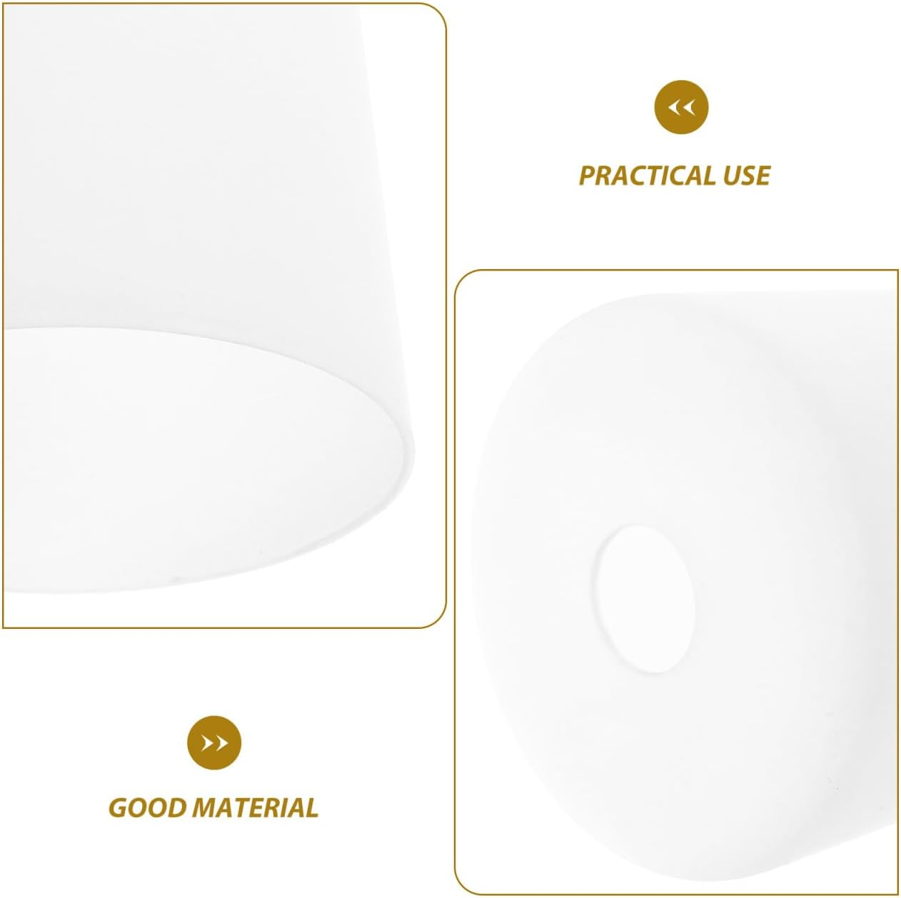 UKCOCO Cylinder Glass Lampshade Frosted Milky White E27 Replacement for Pendant Floor Table Lamps Shatter-Resistant Home Dining Decor 6 Inch image number 6