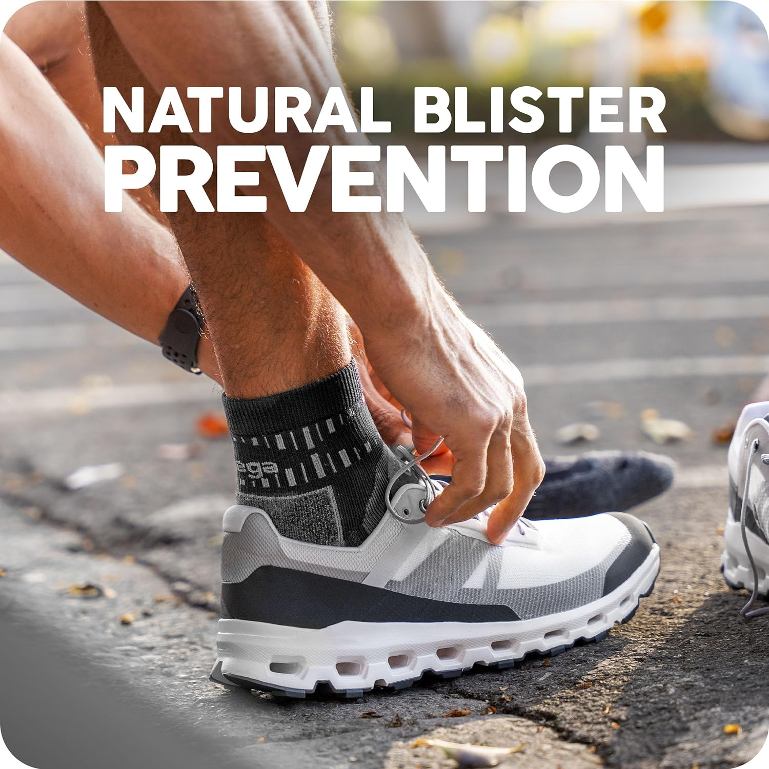 Balega Blister Resist Performance No Show Athletic Running Socks for Men and Women (1 Pair) image number 3