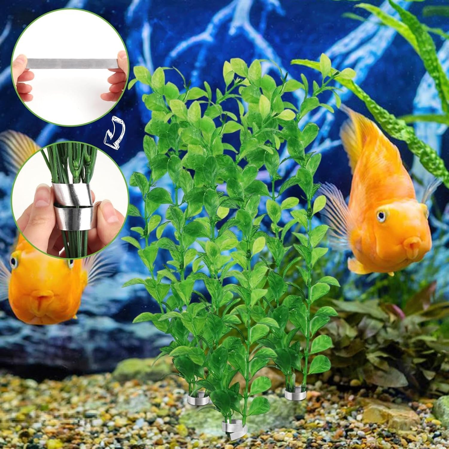 Aquarium Plant Weights Anchors, 30Pcs Bendable Plant Anchors Aquarium Plant over Weight Anchor,Bendable Aquatic Plant Anchors Aquarium Plant over Weight Anchors,Aquarium Plant over Weight Anchor image number 4