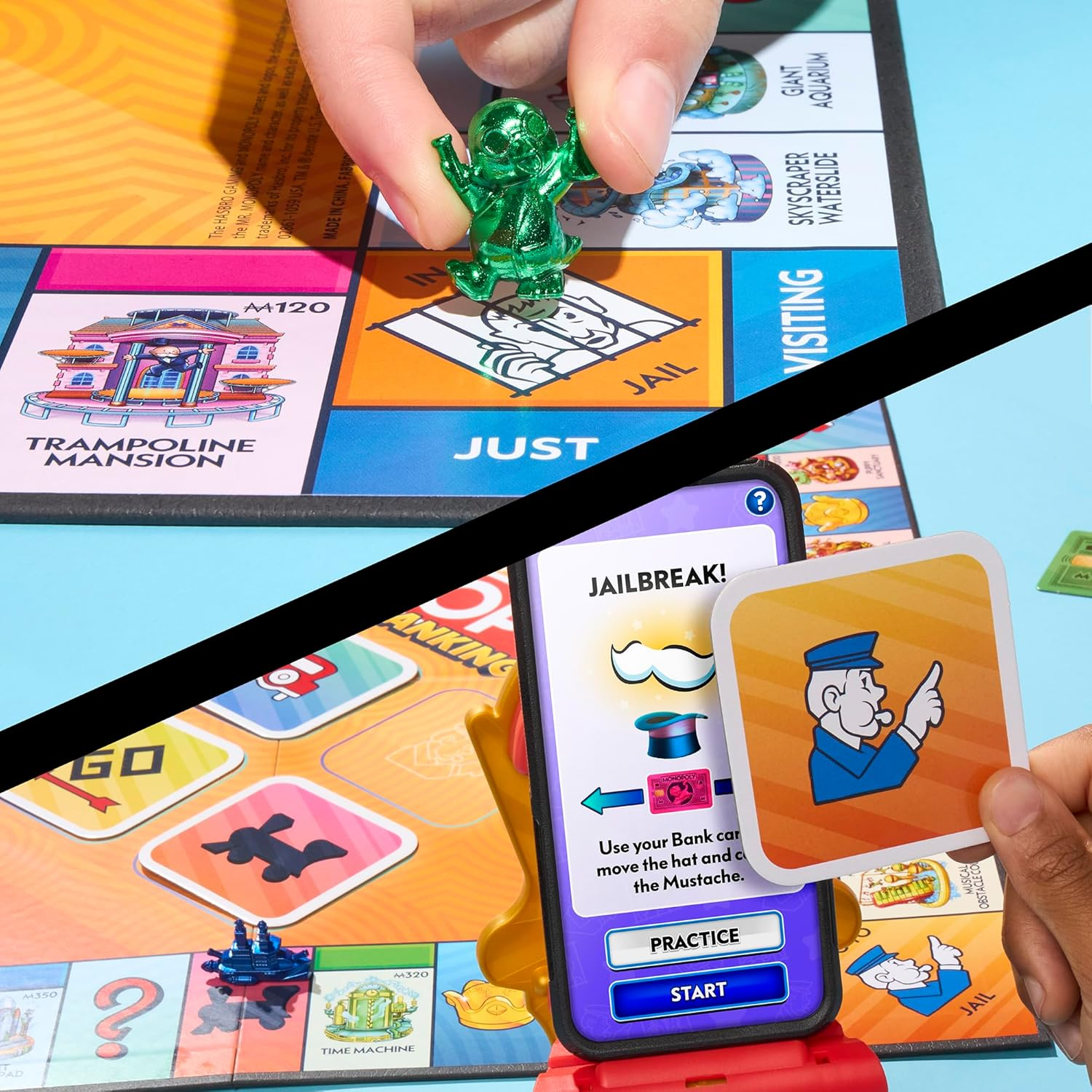 Monopoly App Banking Board Game | App-Enabled Monopoly Game | Links to Smart Devices | Ages 8+ | 2 to 6 Players | 45 Mins. | Family Games for Kids