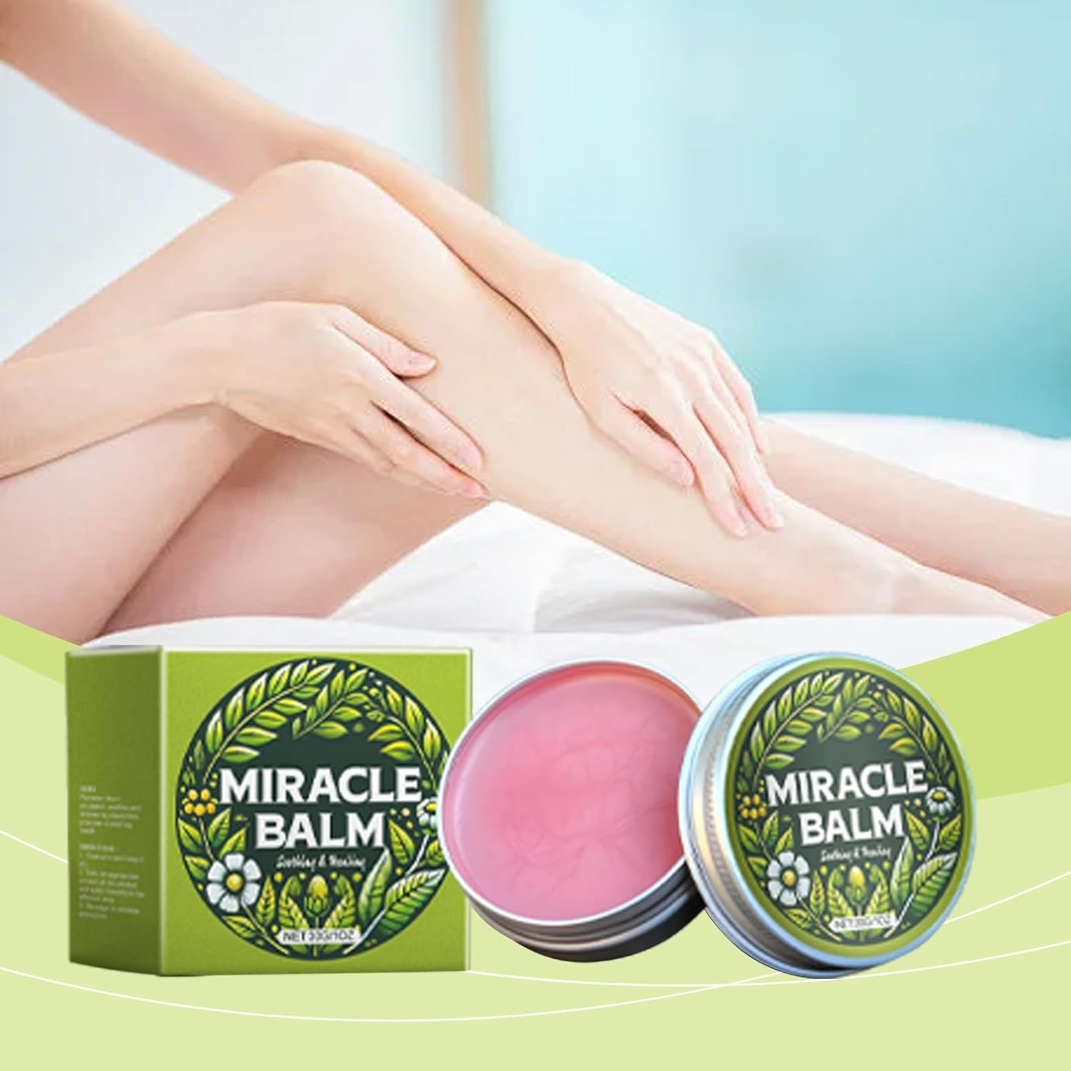 Miracle Balm, Natural Ingredients Soothing Cream for Legs Arms & Back Long Lasting Comfort, Skin Friendly Moisturizing Body Massage Balm for Men Women, Plant Extracts Herbal Cream (6PCS) - 1Pcs image number 6