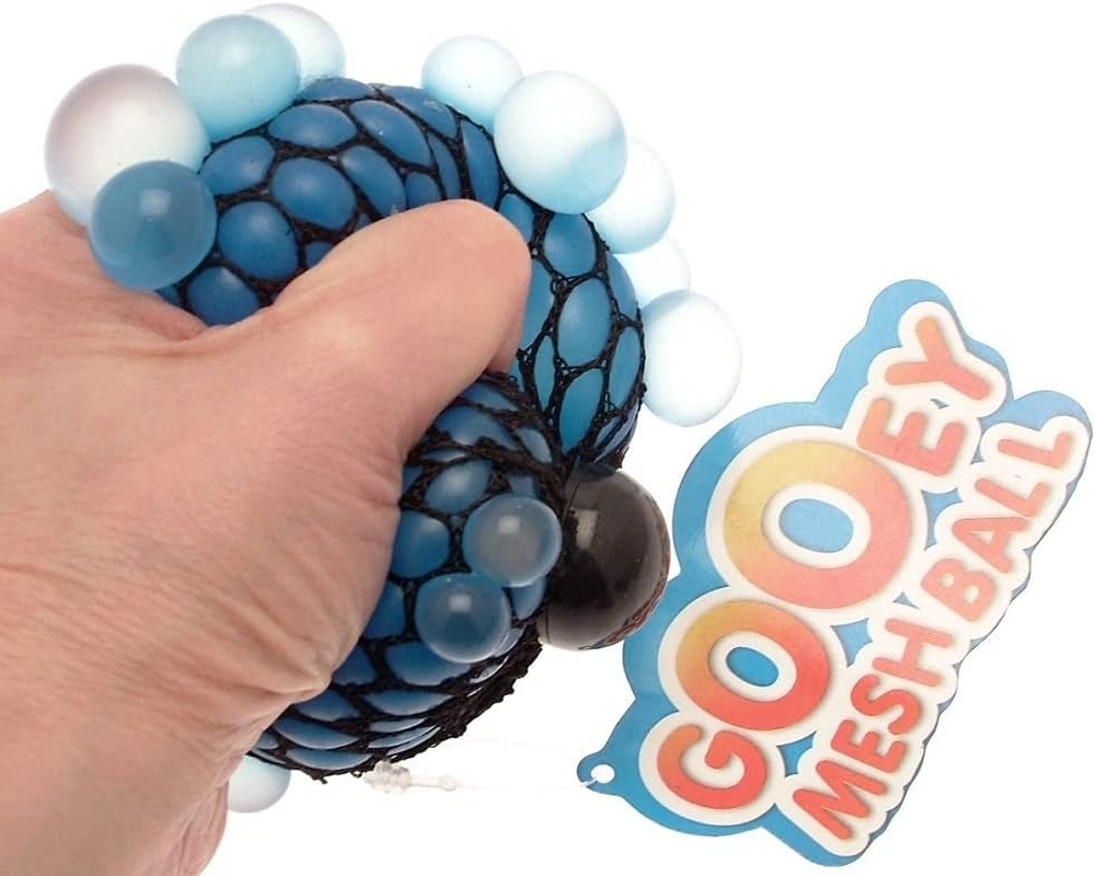 Keycraft Gooey Mesh Ball, Squeezable Fidget Toy, Slime-Filled Sensory Stress Relief Ball for Kids and Adults image number 1