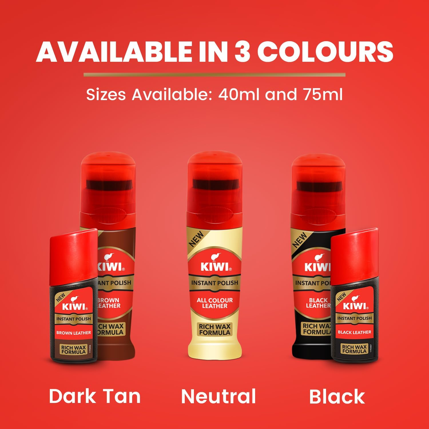 Kiwi Liquid Shoe Polish - 75 Ml (Neutral) - India image number 4