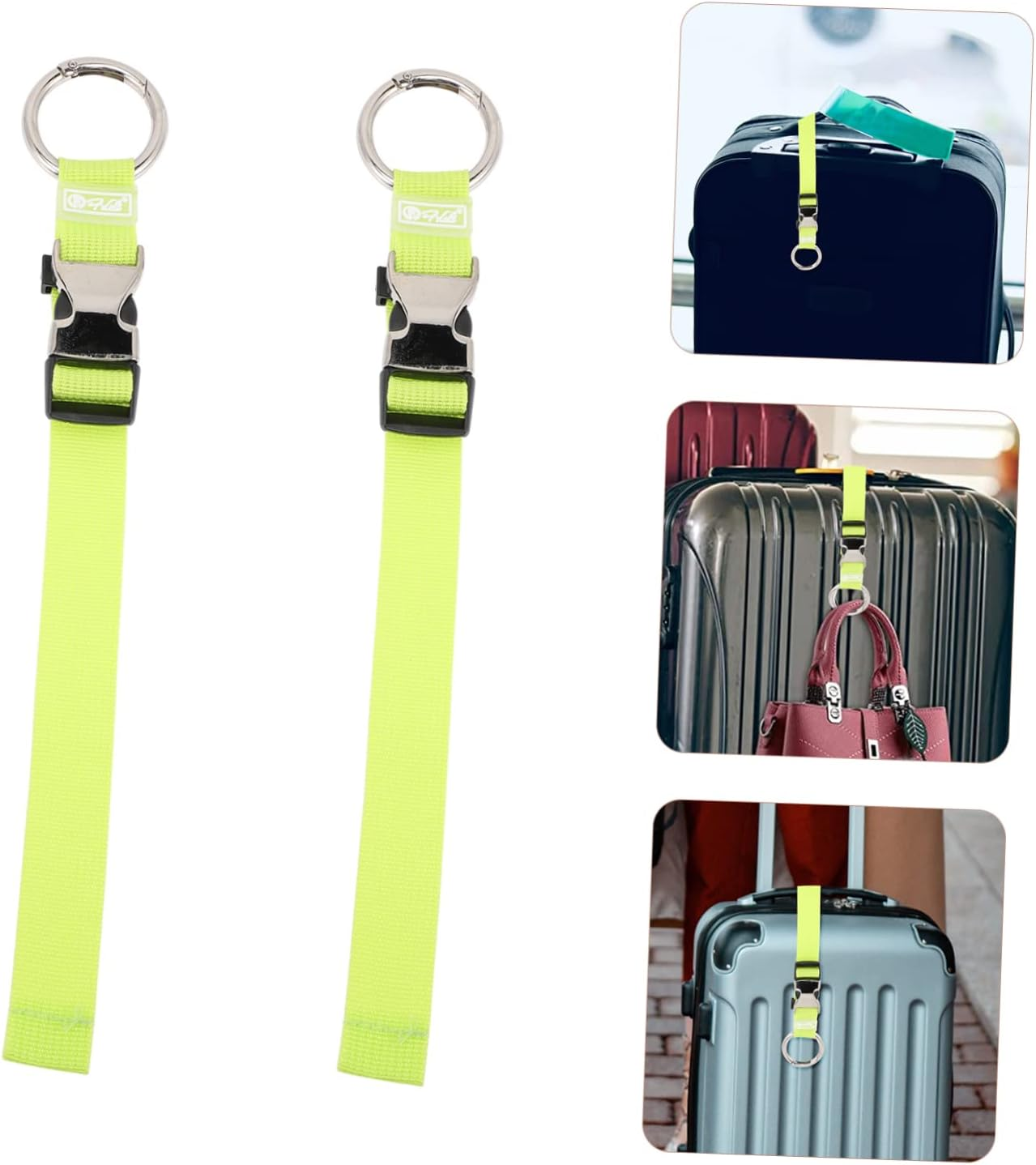 Holibanna 2Pcs Luggage Straps Suitcase Belts Straps for Luggage Bag Travel Bag Cross Buckle image number 1