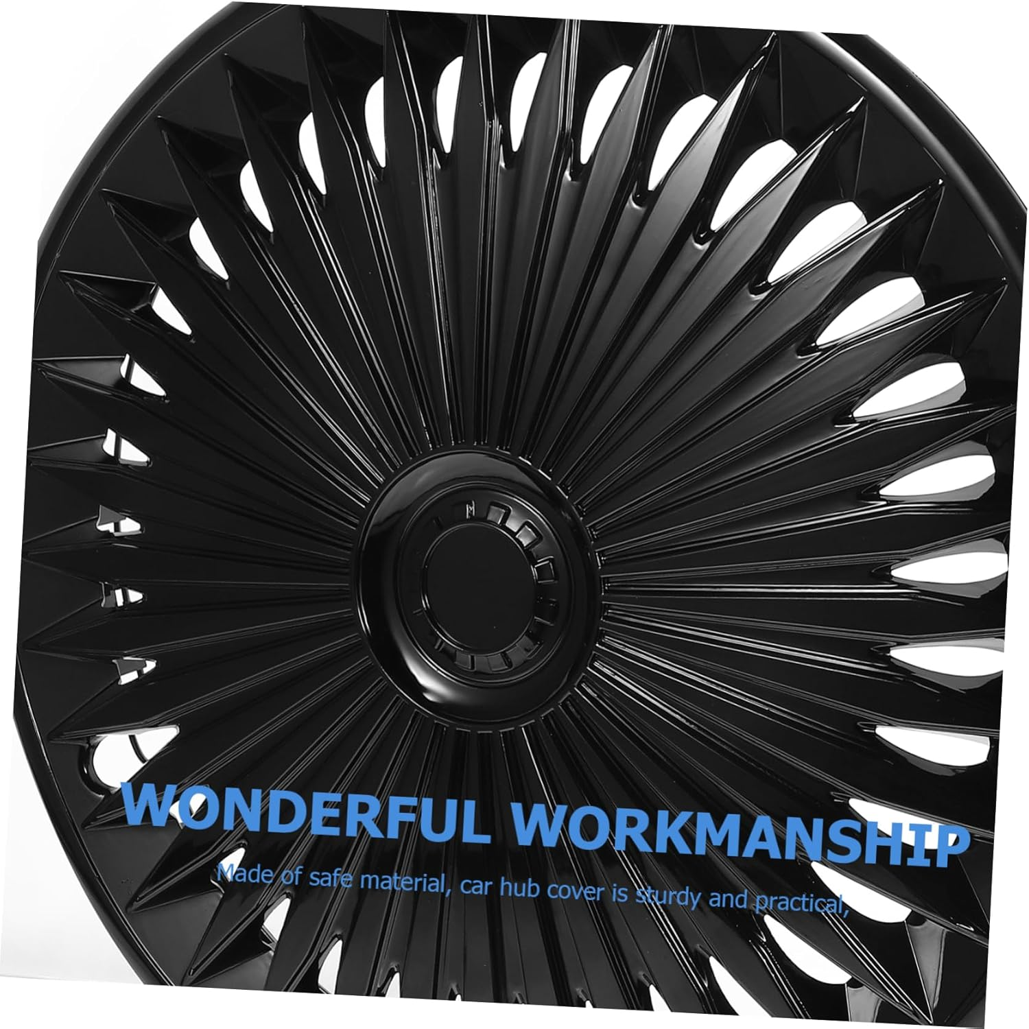 Car Wheel Cover Phantom Steel Rim Decorative Cover Black Hy Sturdy Practical Decorative Easy Install image number 4