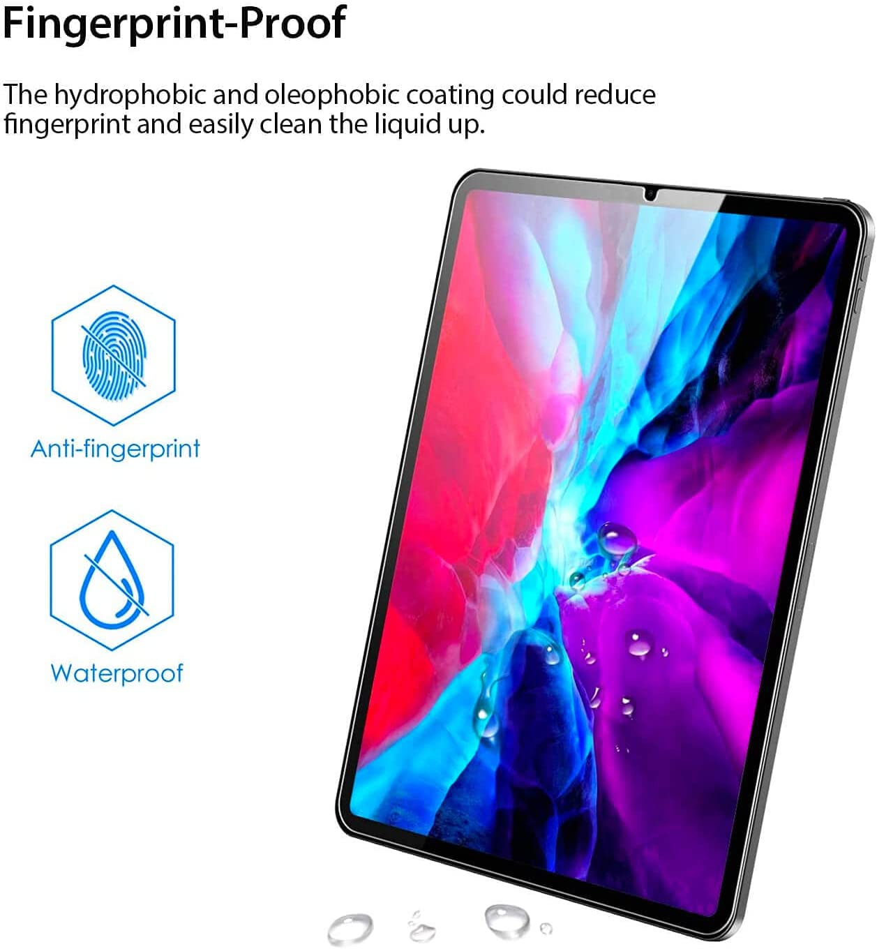 ZUSLAB Screen Protector for Ipad Mini 7 (2024) / Ipad Mini 6 (2021) 7Th & 6Th Generation Tempered Glass Screen Protector Film High Definition & Apple Pencil Compatible (8.3") image number 3