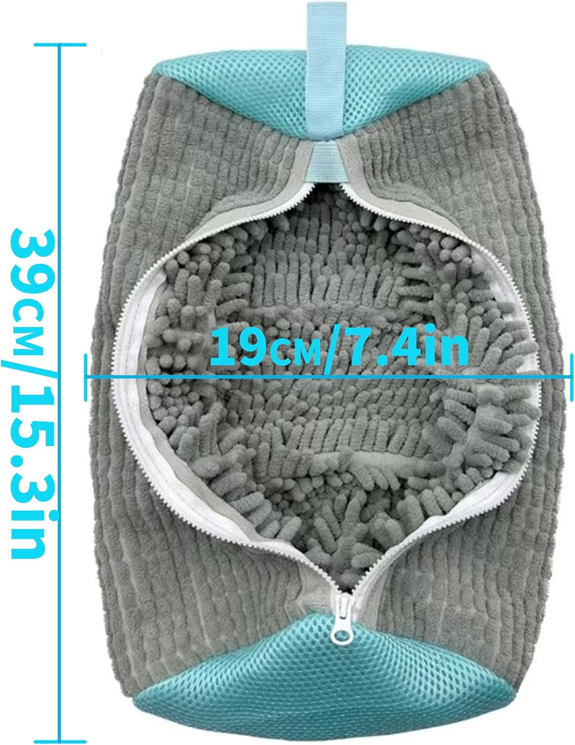 Vbvbip 2-Pcs Shoe Wash Bag for Washing Machine | Laundry Bag for Sneakers & Shoes &ndash; Reusable Shoe Cleaning with Durable Zipper,Protects Shoes in Washer & Dryer image number 4