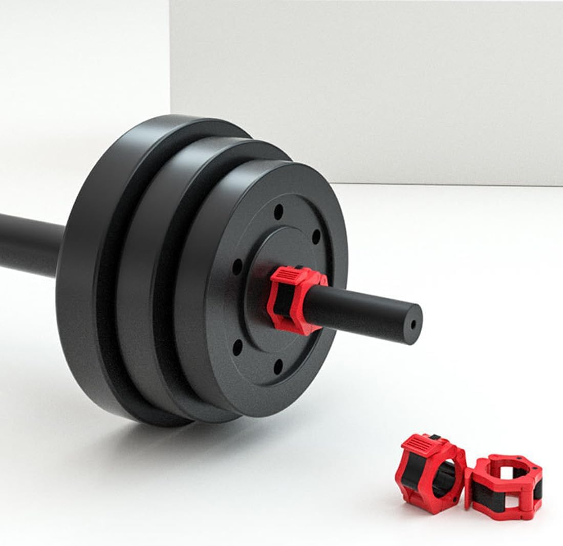 KGDUYC Fitness Collars, Pack of 4 Dumbbell Bars Quick Release Buckles and Mounting Nuts image number 4