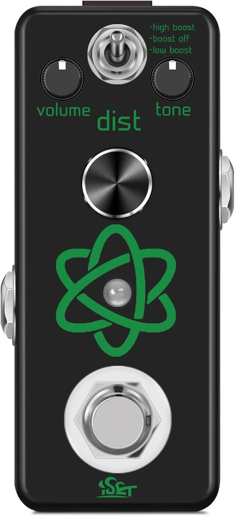 Iset Overdrive Guitar Pedal Mini Single Guitar Effect Pedal for Electric Guitar Bass True Bypass