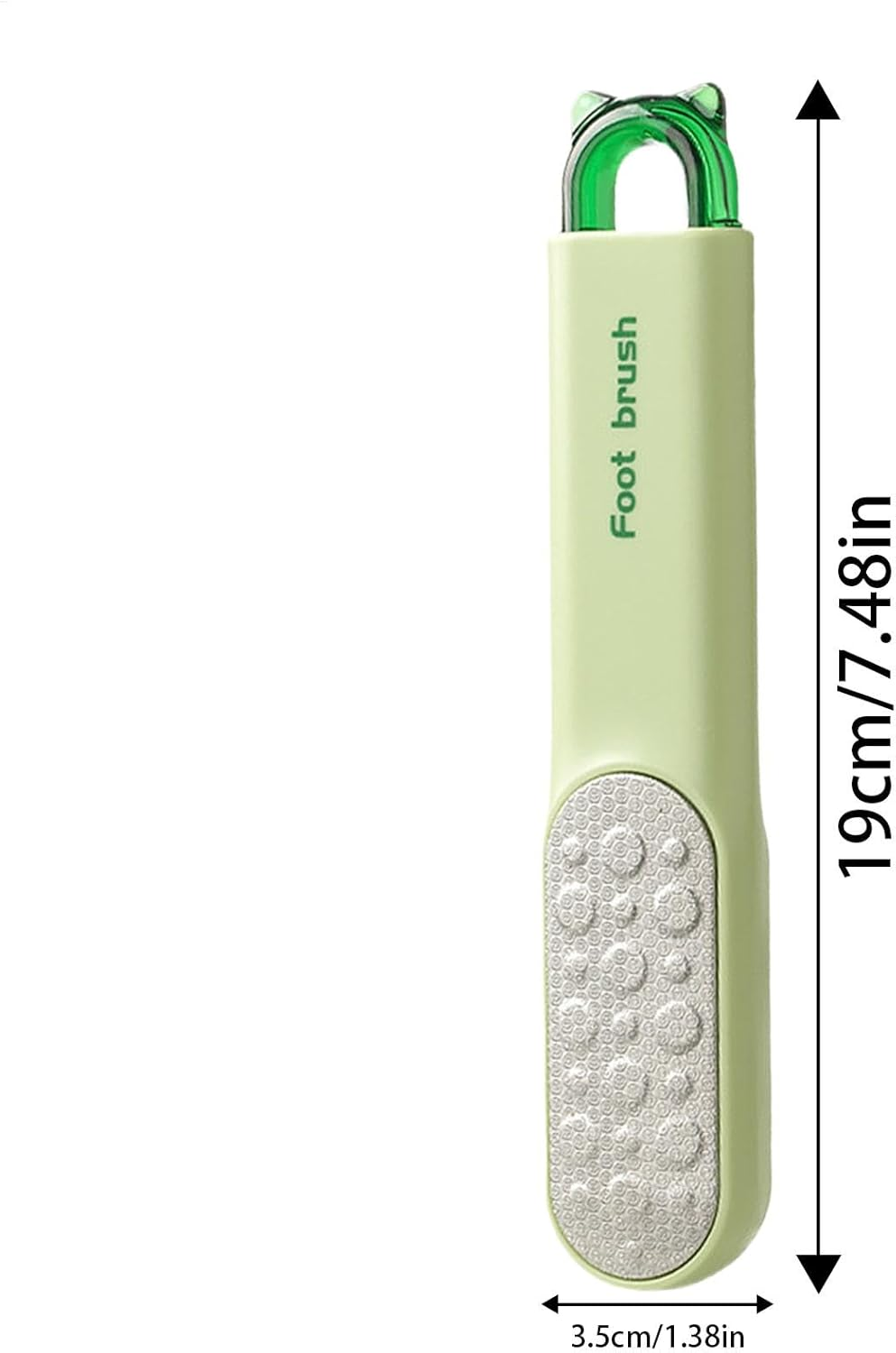 Foot Scrubber, Dead Skin Remover, Callus Exfoliator Tool, Versatile Easy to Use Sturdy Ergonomic Rechargeable Anti-Scald Fast Heating for Home, 7.48X1.38 Inches - Orange1 image number 4