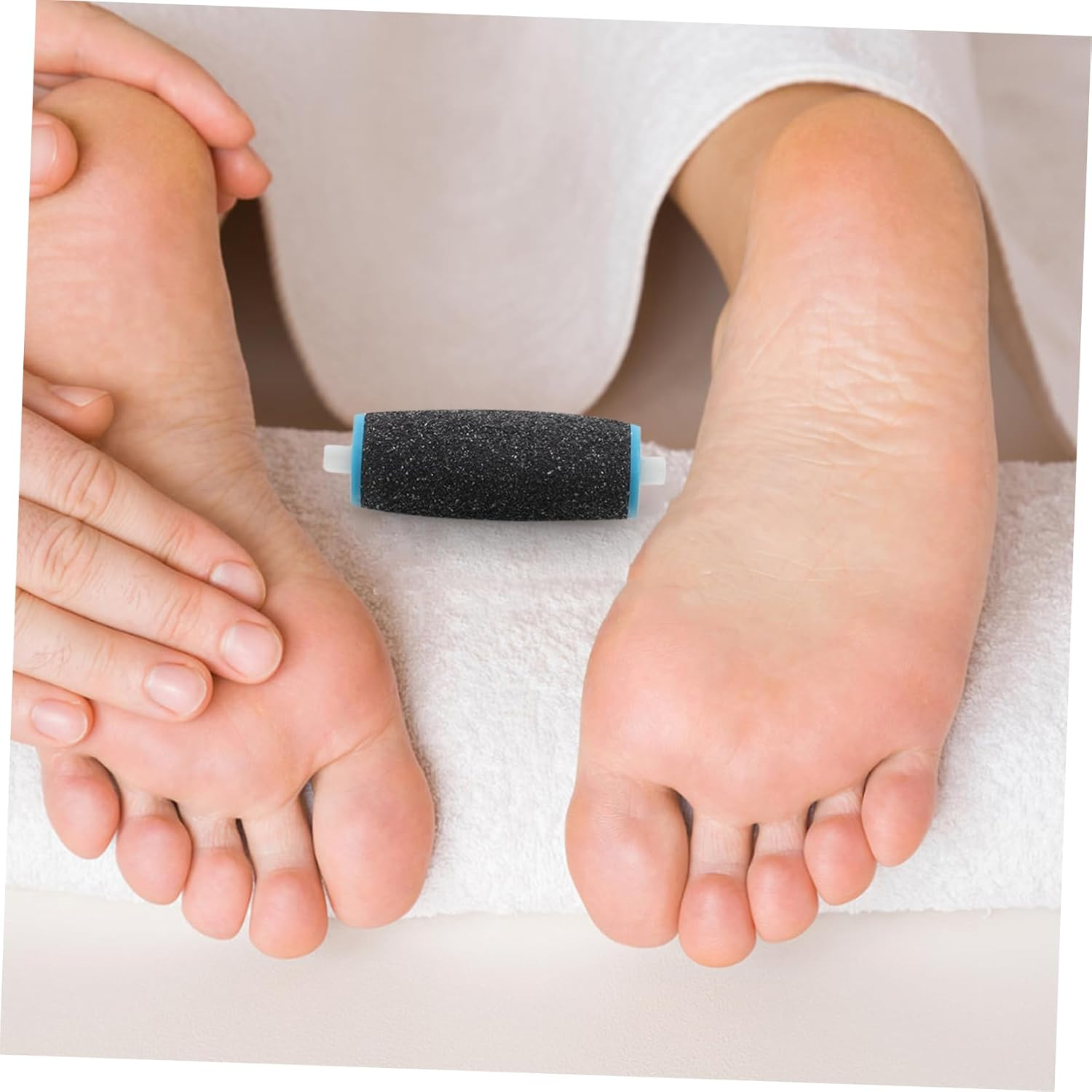 Hoement 10Pcs Electric Foot File Rollers Callus Remover Replacement Roller Coarse Exfoliator for Foot Skin Removal image number 2