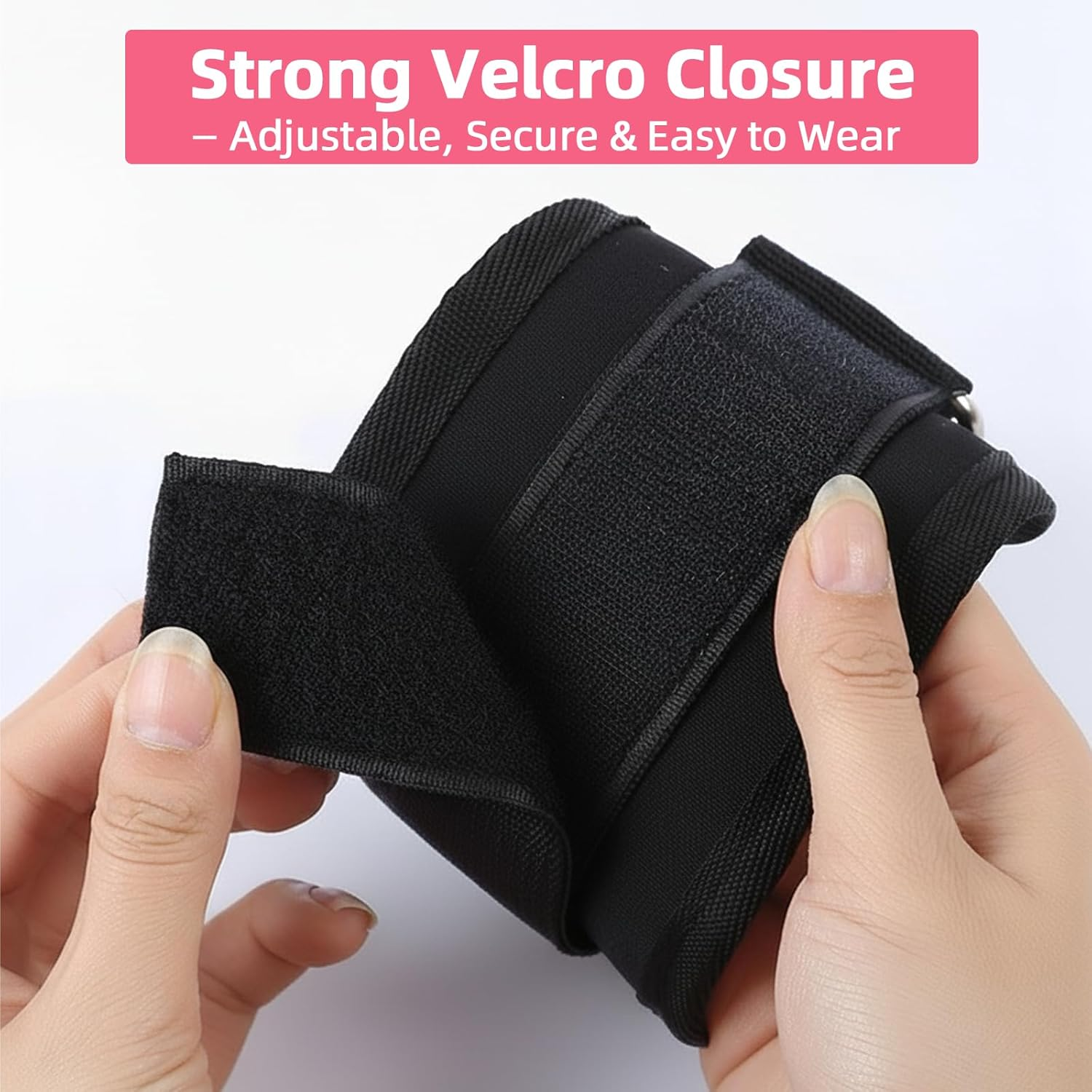 Ankle Resistance Bands with Cuffs, Ankle Exercise Strap for Butt Lift & Kickbacks, Ankle Workout Band for Leg & Glutes Training Equipment image number 1