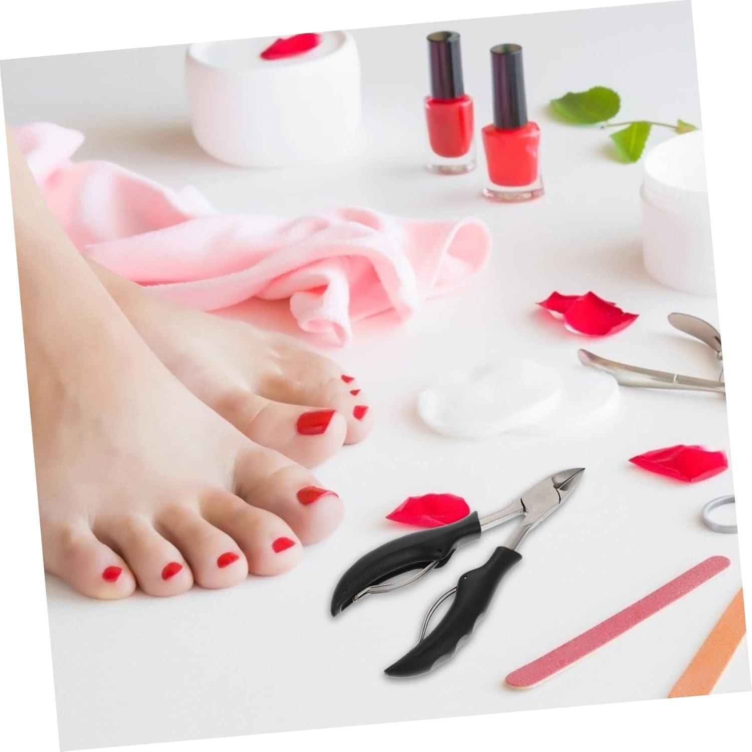 FRCOLOR Practical Nail Clipper Handle High Toughness Nail Trimmer for Family Use image number 1