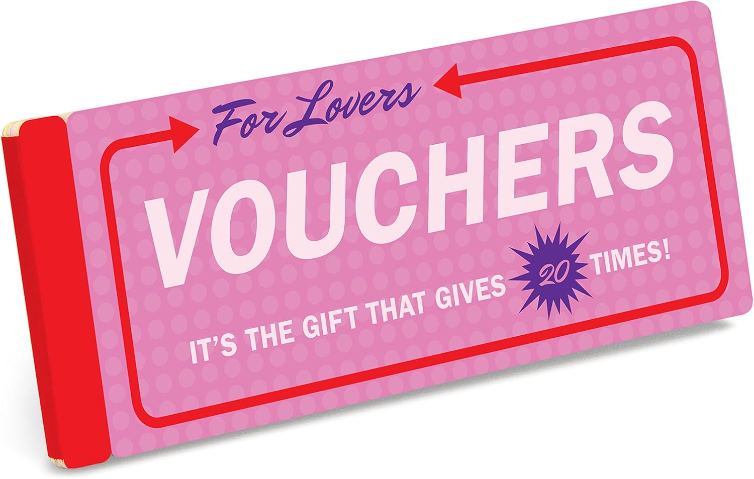 Knock Knock Vouchers for Lovers - Love Coupons Book for Boyfriend, Girlfriend, Spouses & Partners (20 Coupons), 8 X 3.25-Inches image number 5