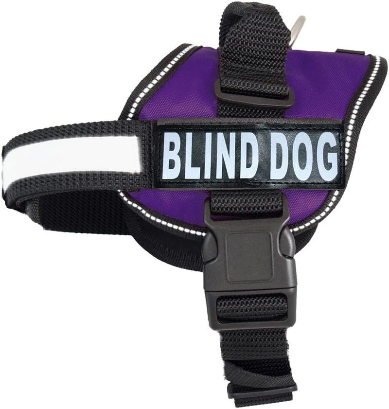 Doggie Stylz Blind Dog Harness No Pull No Escape Dog Vest for Blind Dogs Adjustable Vest with Handle Blind Dog Accessories and Patches for Training and Mobility image number 5