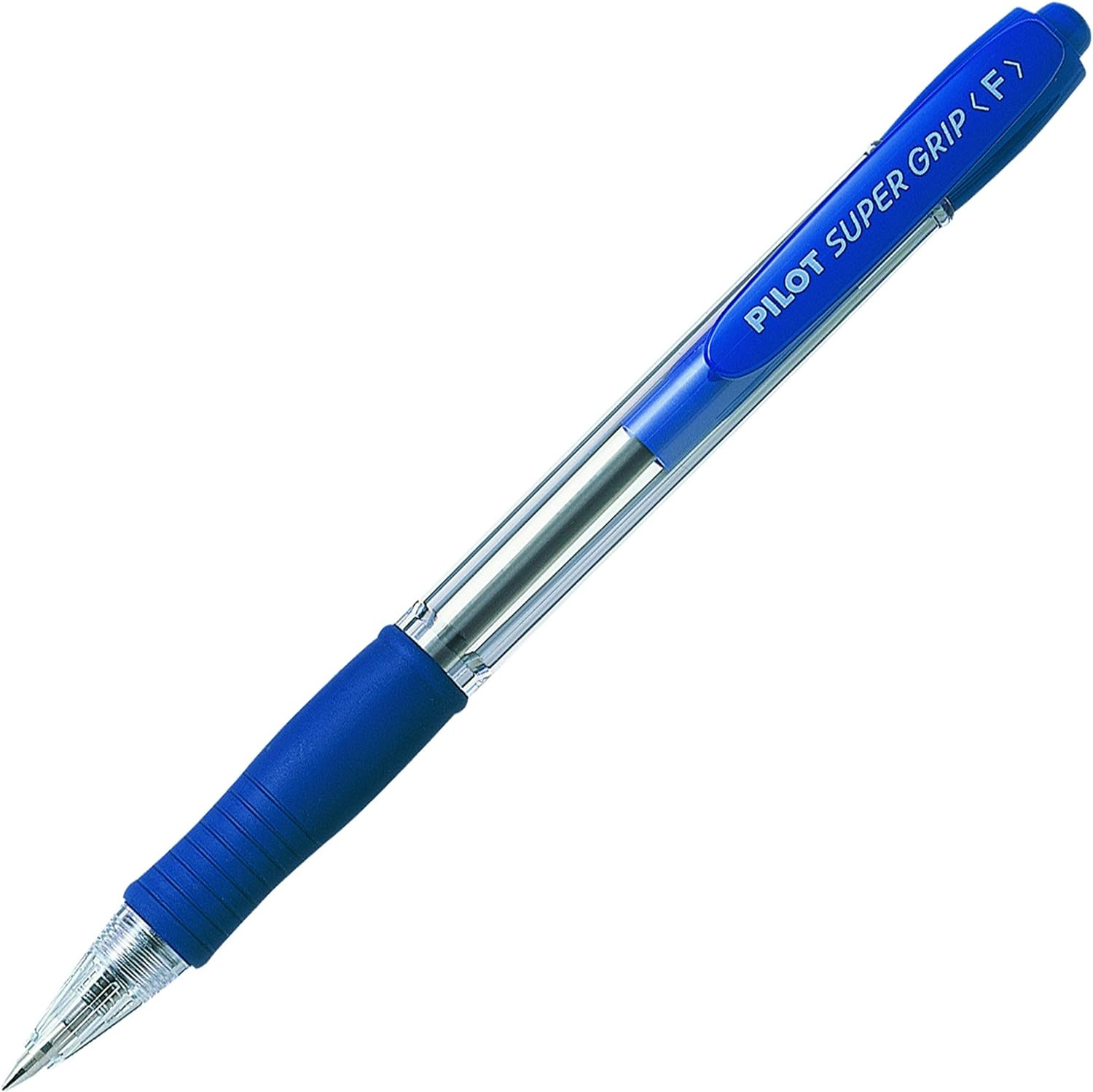 Pilot BPGP-10R Fine Super Grip Ball Point Pen, Blue image number 1
