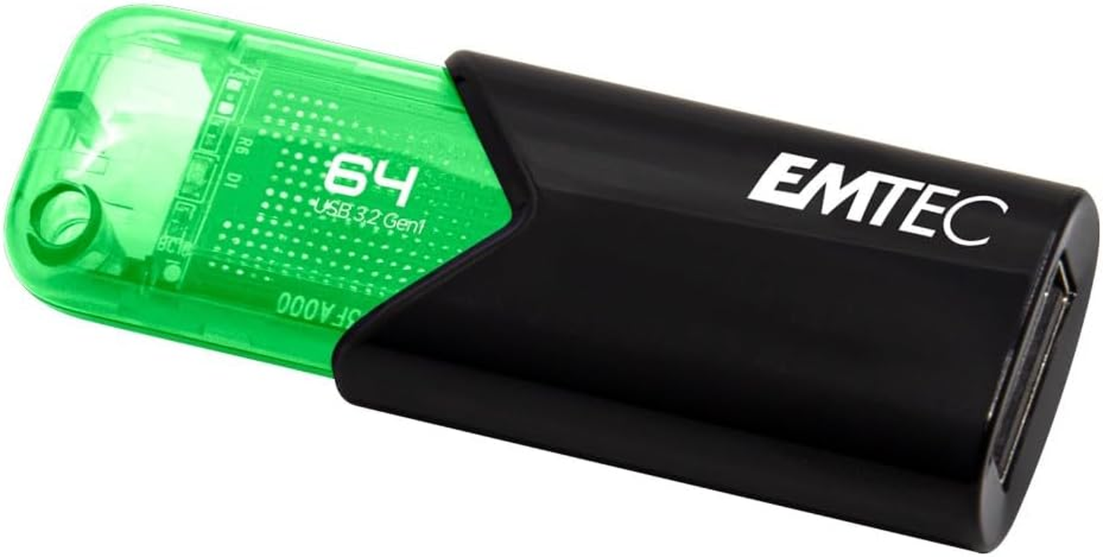 Emtec B110 Click Easy 64GB USB 3.2 Flash Drive, Multicolor image number 1