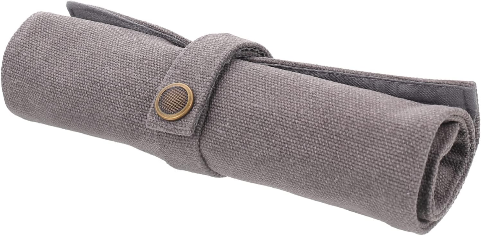 DIYEAH Stationery Office Product Roll up Pencil Storage Bag Pencils Canvas Bag image number 1