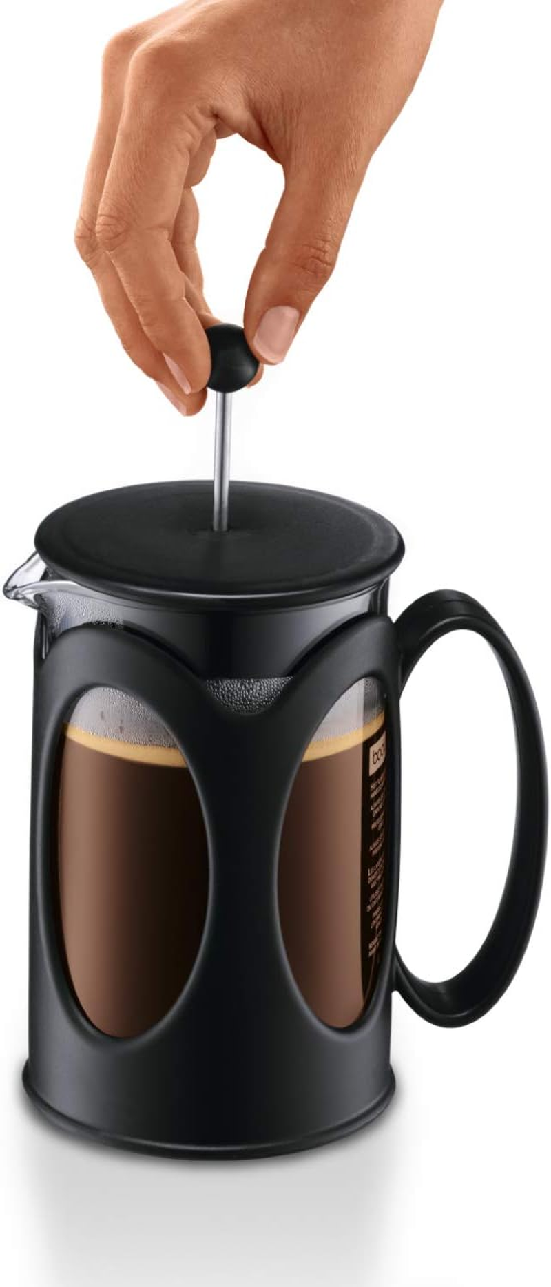 Bodum Kenya French Press 4 Cup-500 Ml Black, 4 Cup image number 3