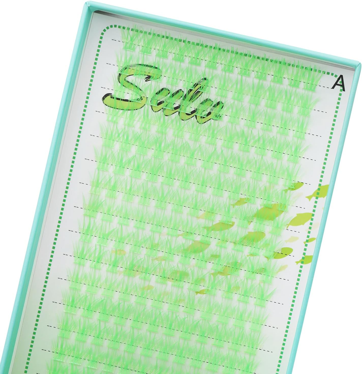 SULV Light Green Colored Lash Clusters 10-18Mm Eyelash Extension Cluster Lashes Individual Lashes 264Pcs Colored Lash Extensions D Curl Eyelash Clusters (Slc07-Light Green-10-12-14-16-18Mm Mixed) - Slc07-Light Green-10Mm image number 6